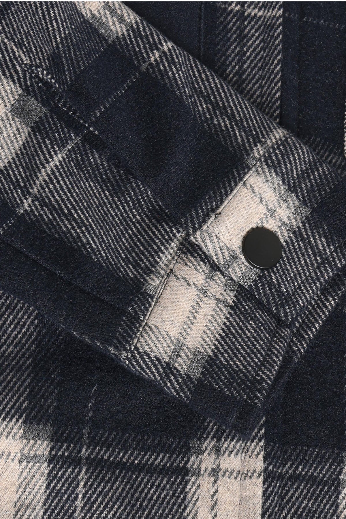 Shirt Jacket Zip Check