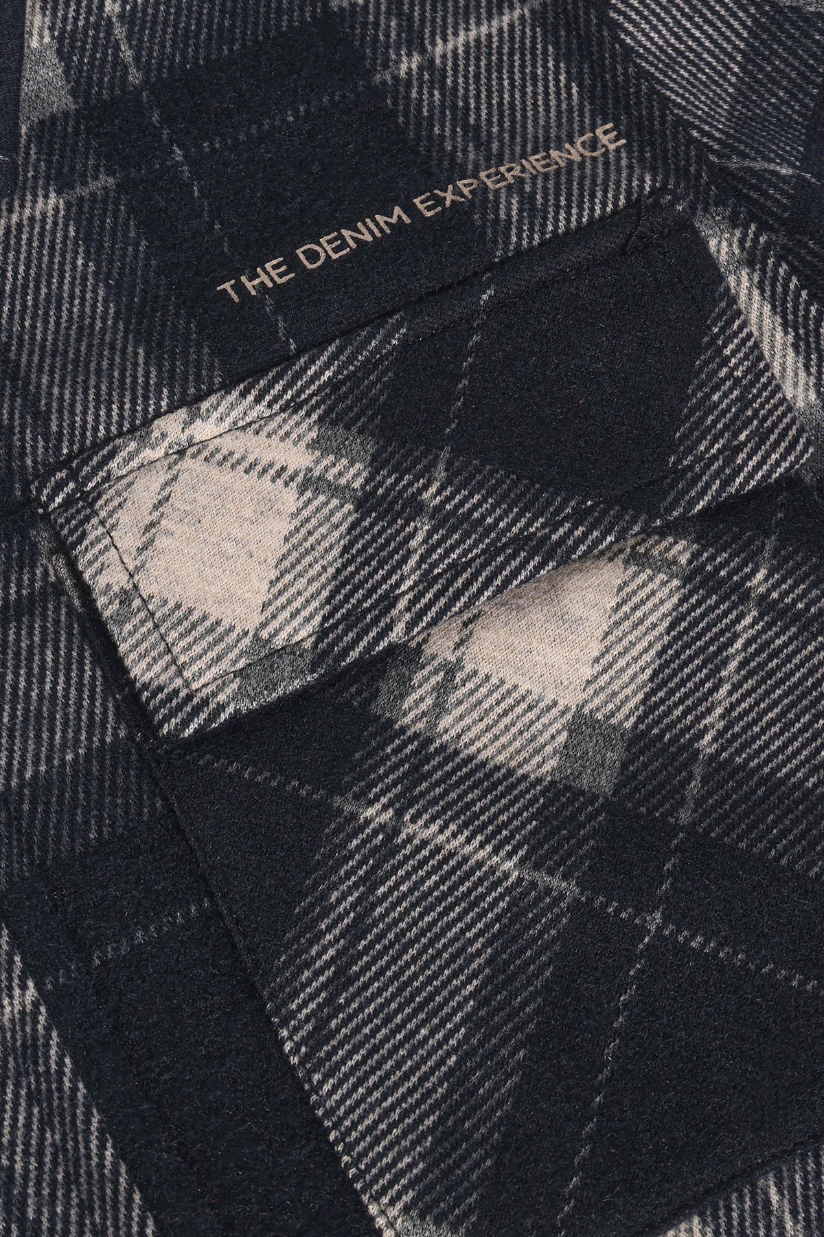 Shirt Jacket Zip Check
