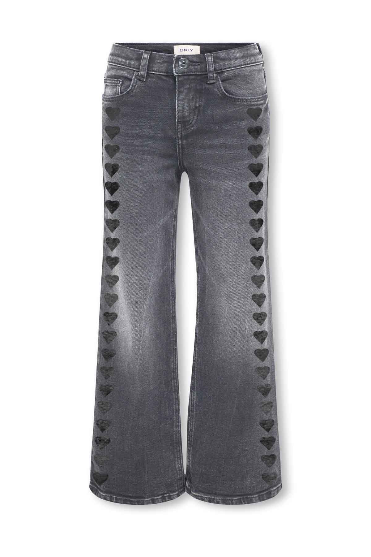 Jeans met hartjes