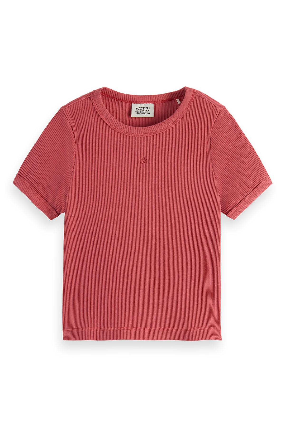 Baby rib slim-fit t-shirt