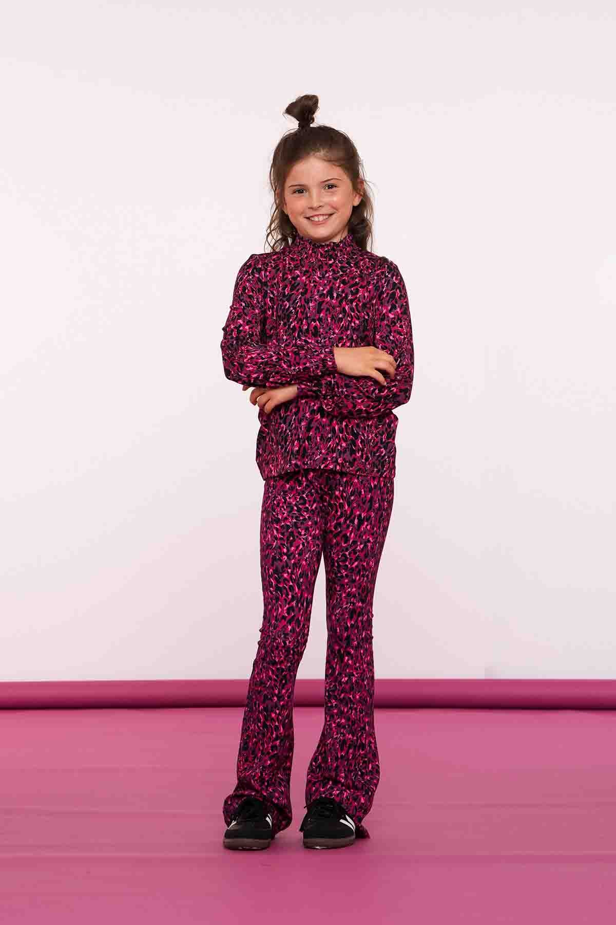 Flared broek pink panther - Ko&Flo