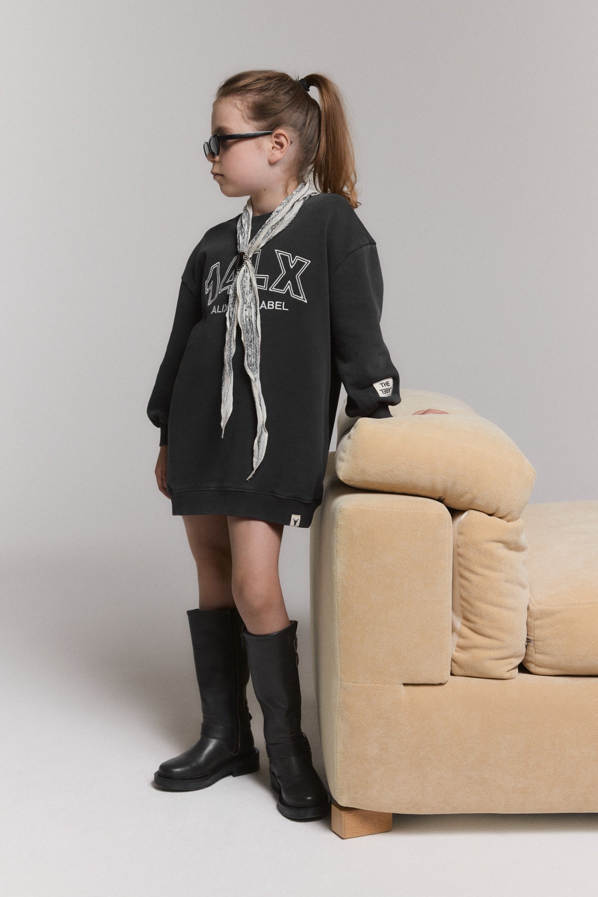 kids knitted 14lx sweatdress
