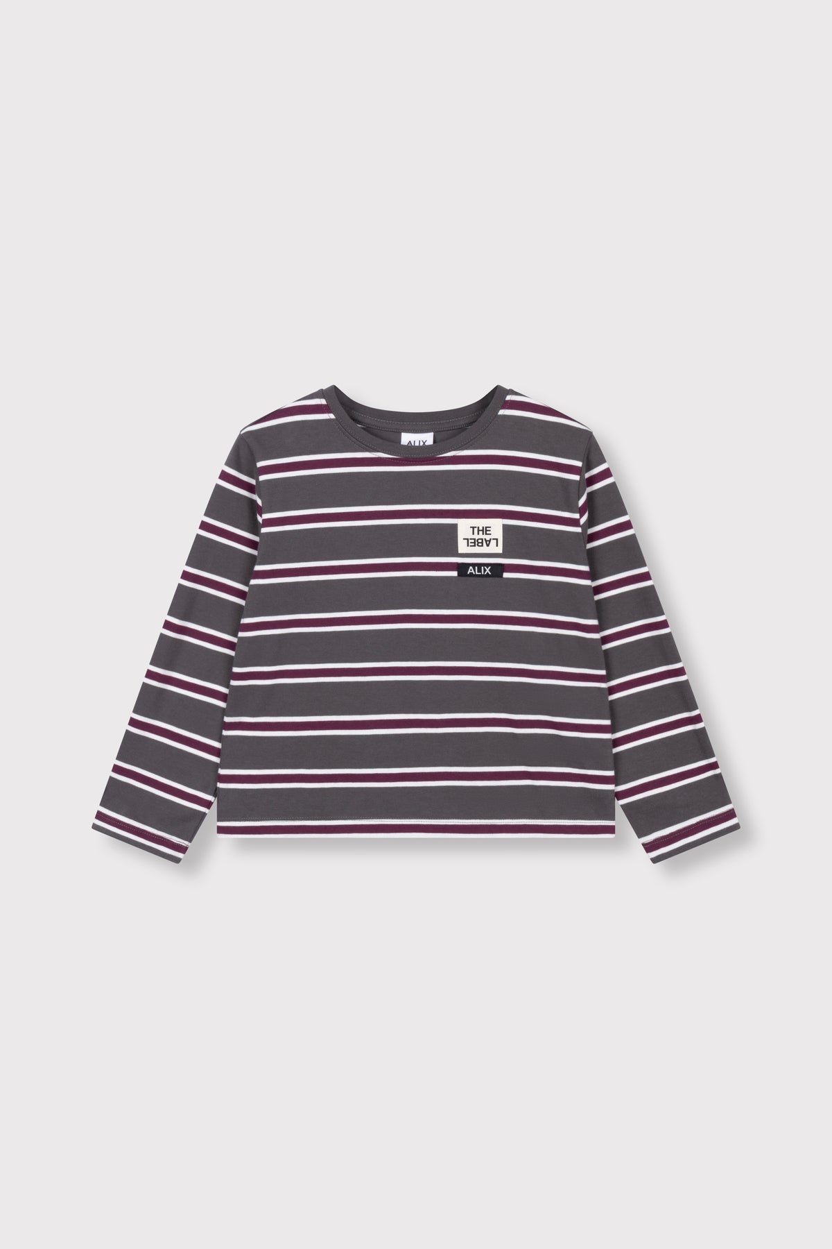 kids knitted stripe longsleeve