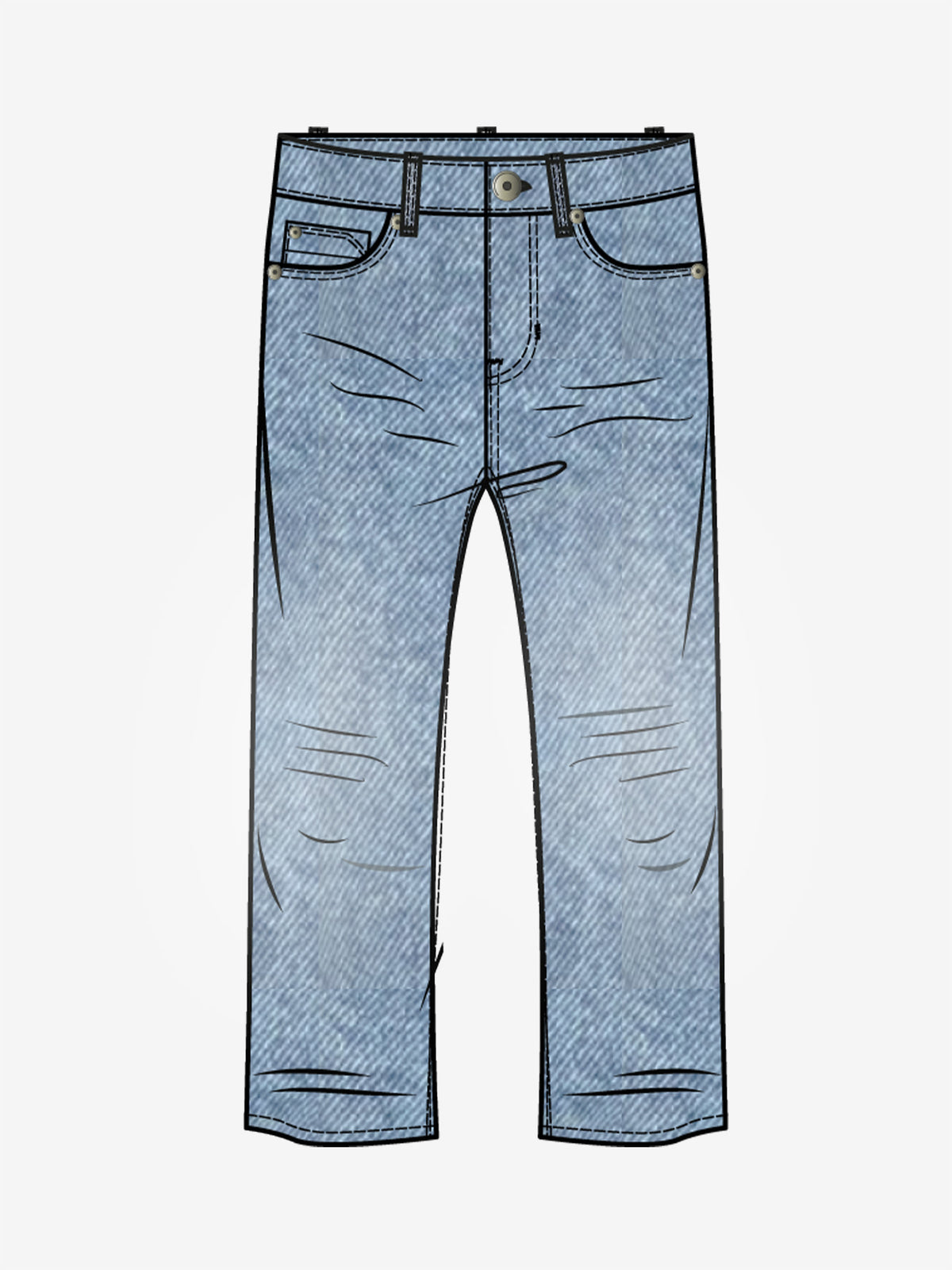 Straight Wide Fit Jeans
