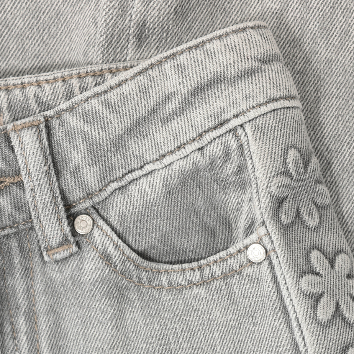 Denim Wide Fit Embossing