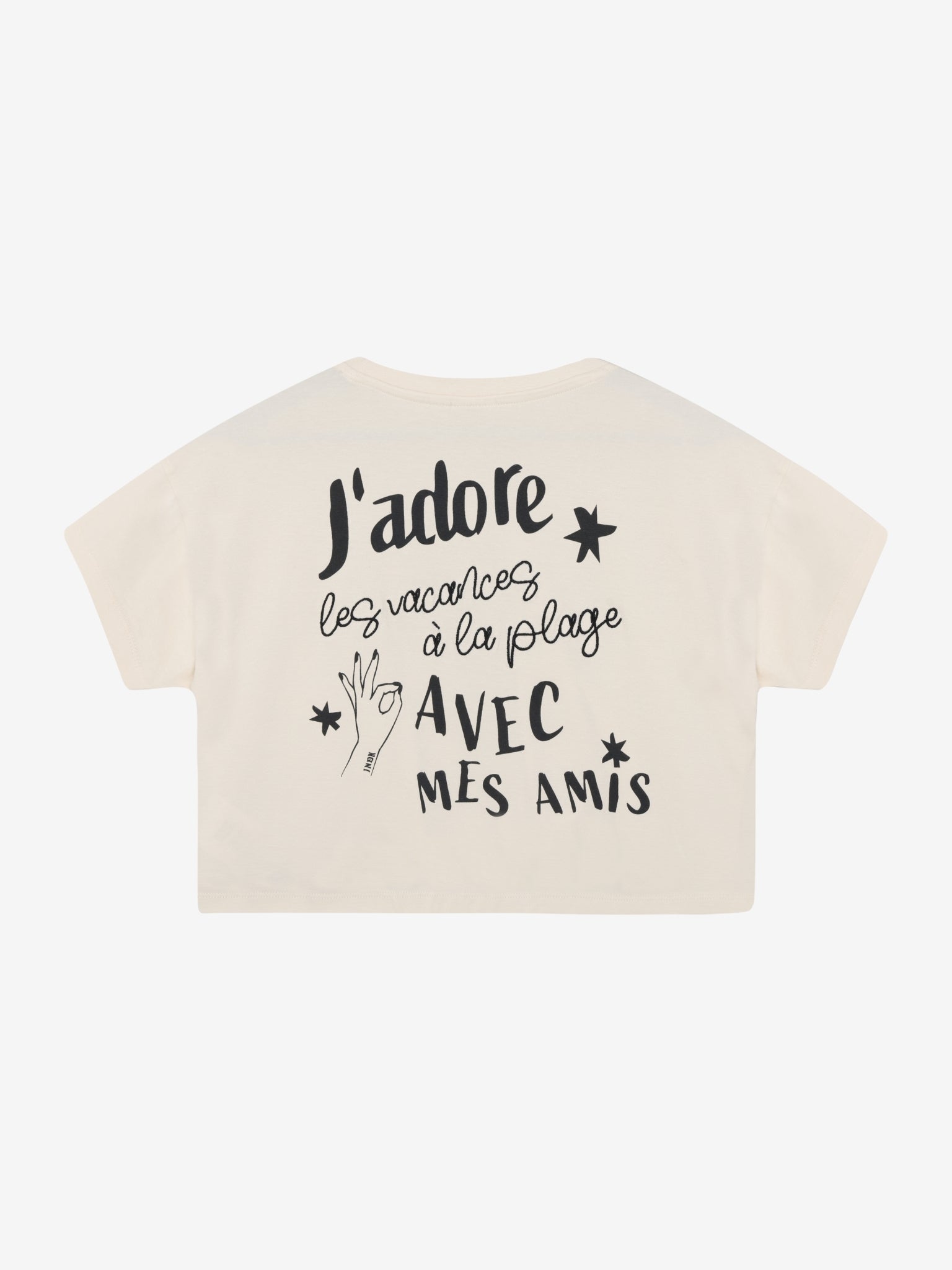 T-shirt Wide Cropped