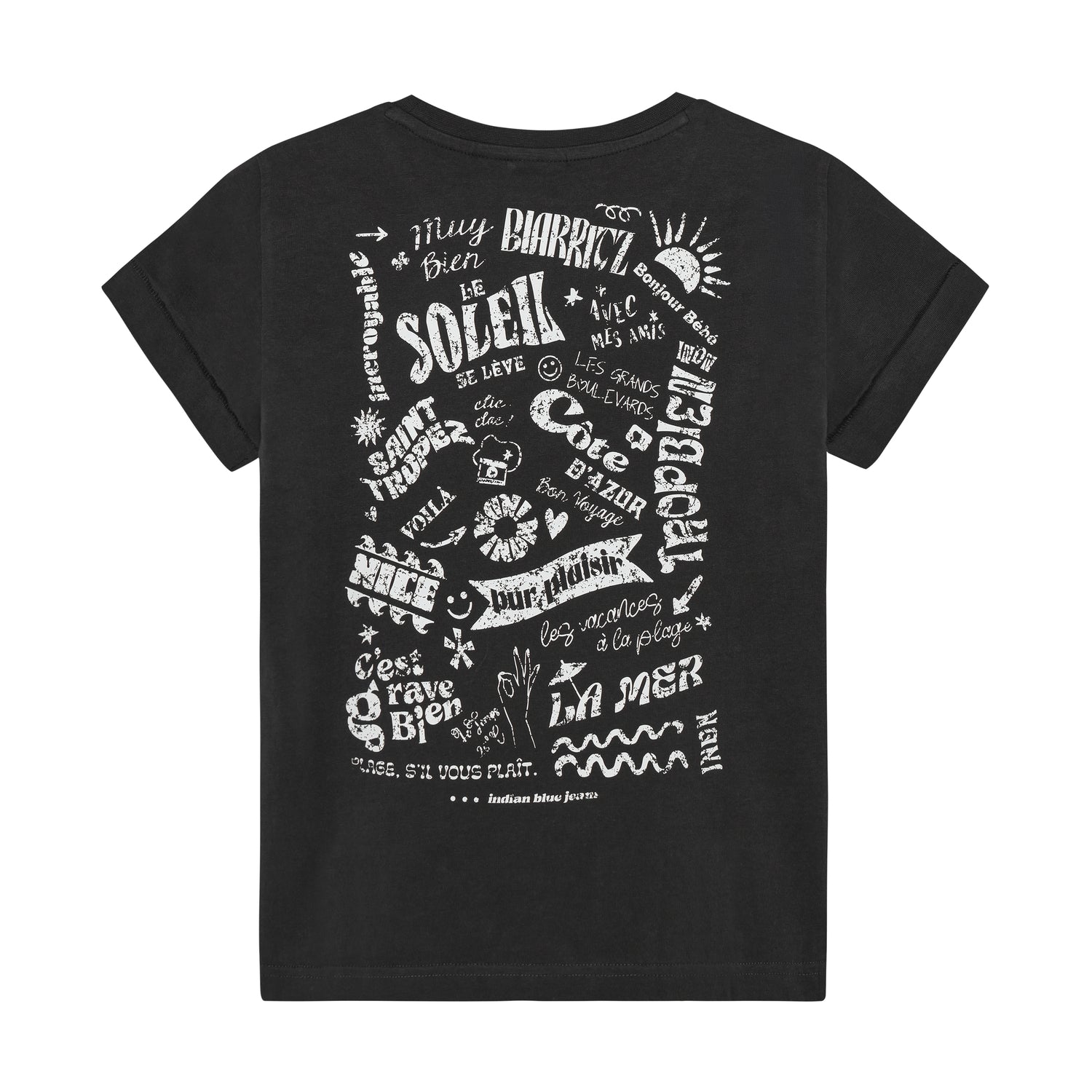 T-shirt Washed Print