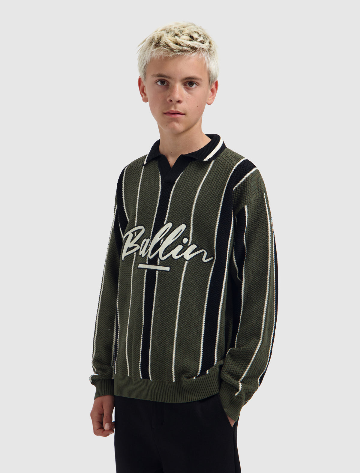 Junior Script Logo Crewneck Knit