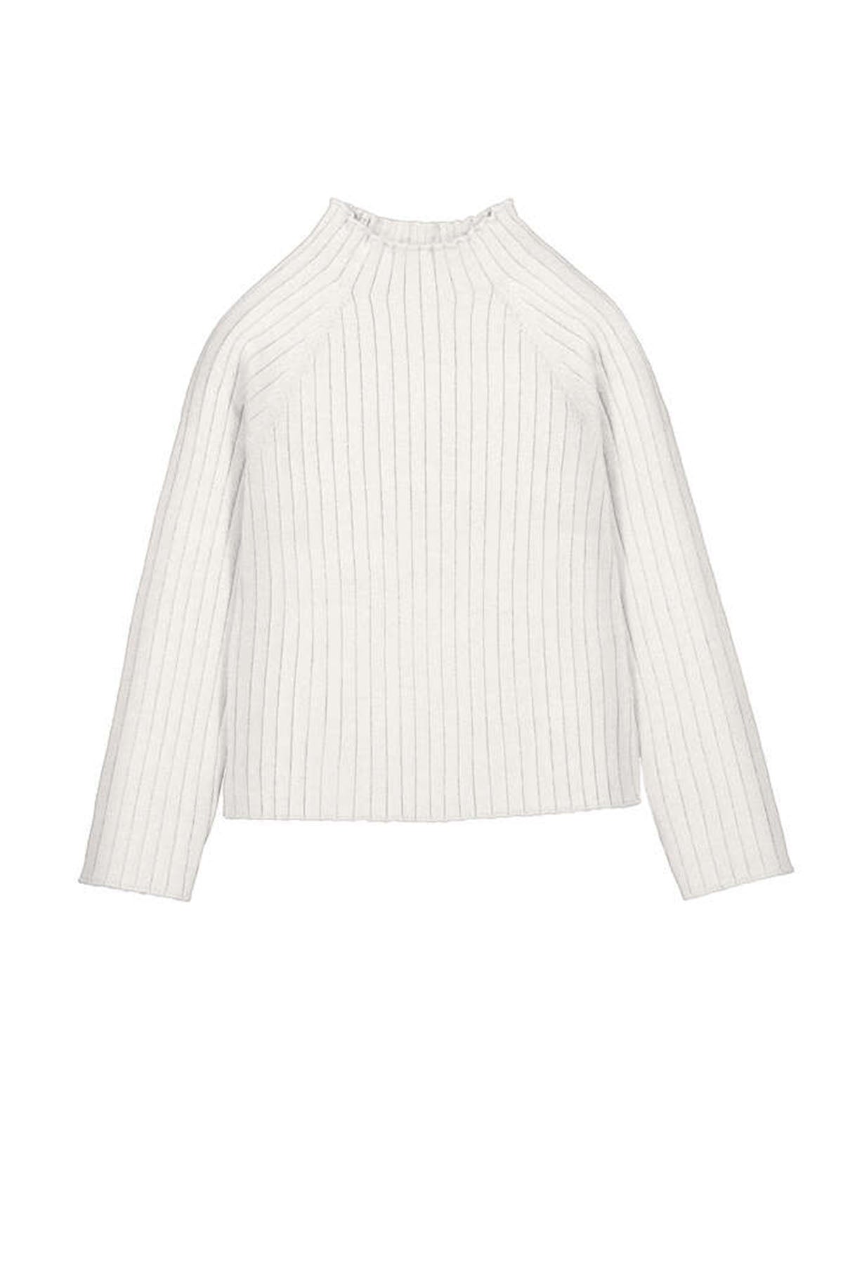 Knit mockneck