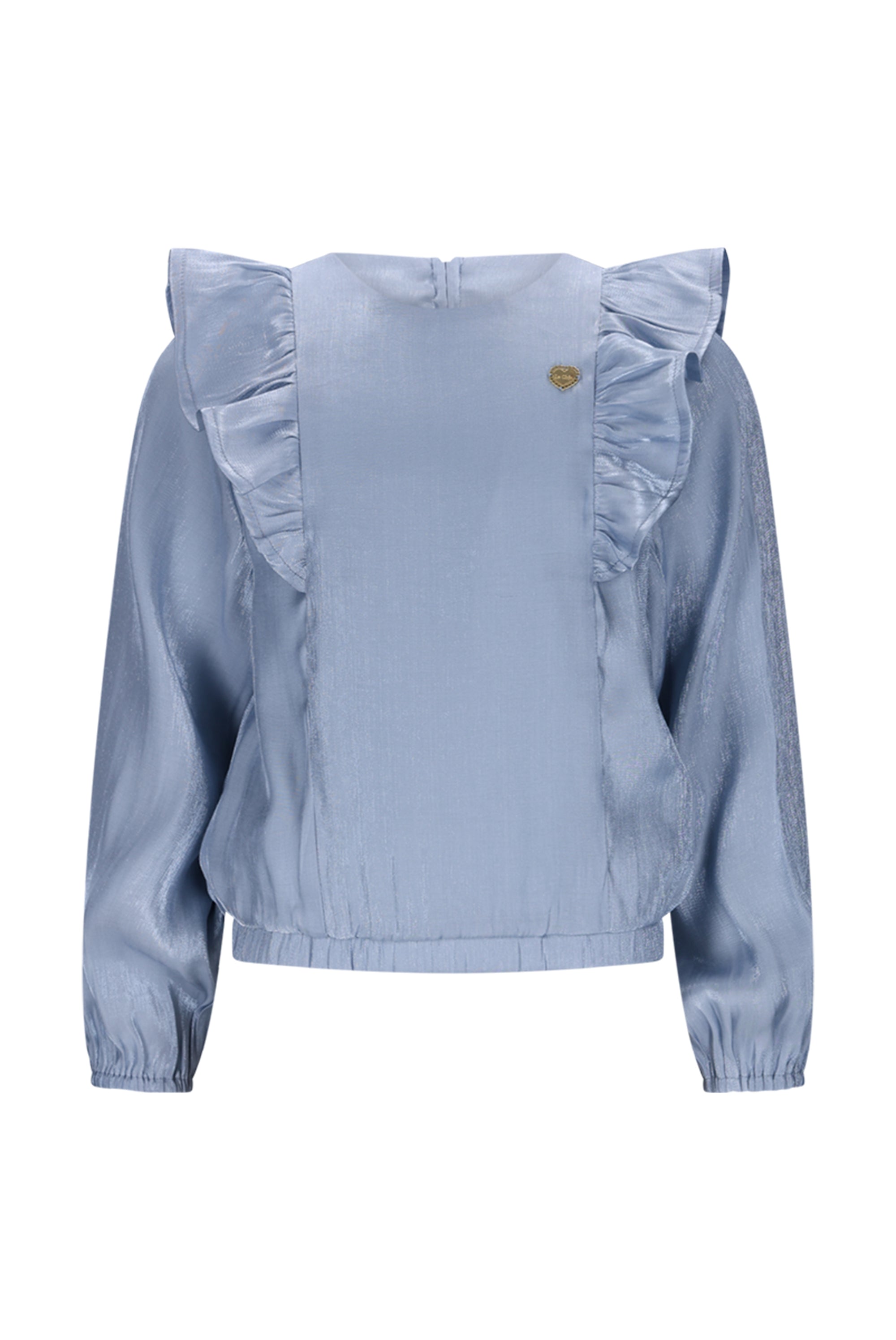 EVERY silky ruffle blouse