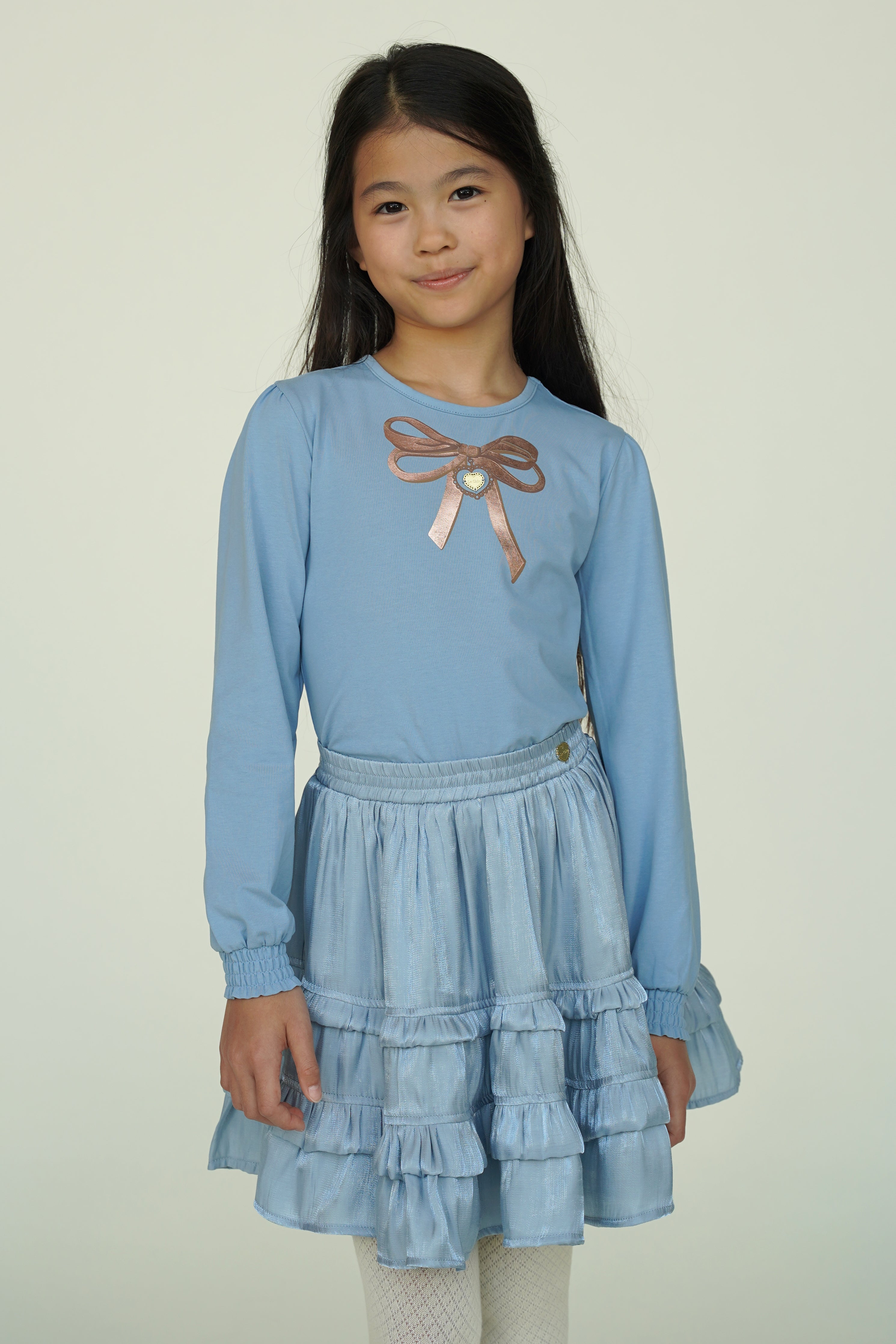 NONSY bow-print T-shirt