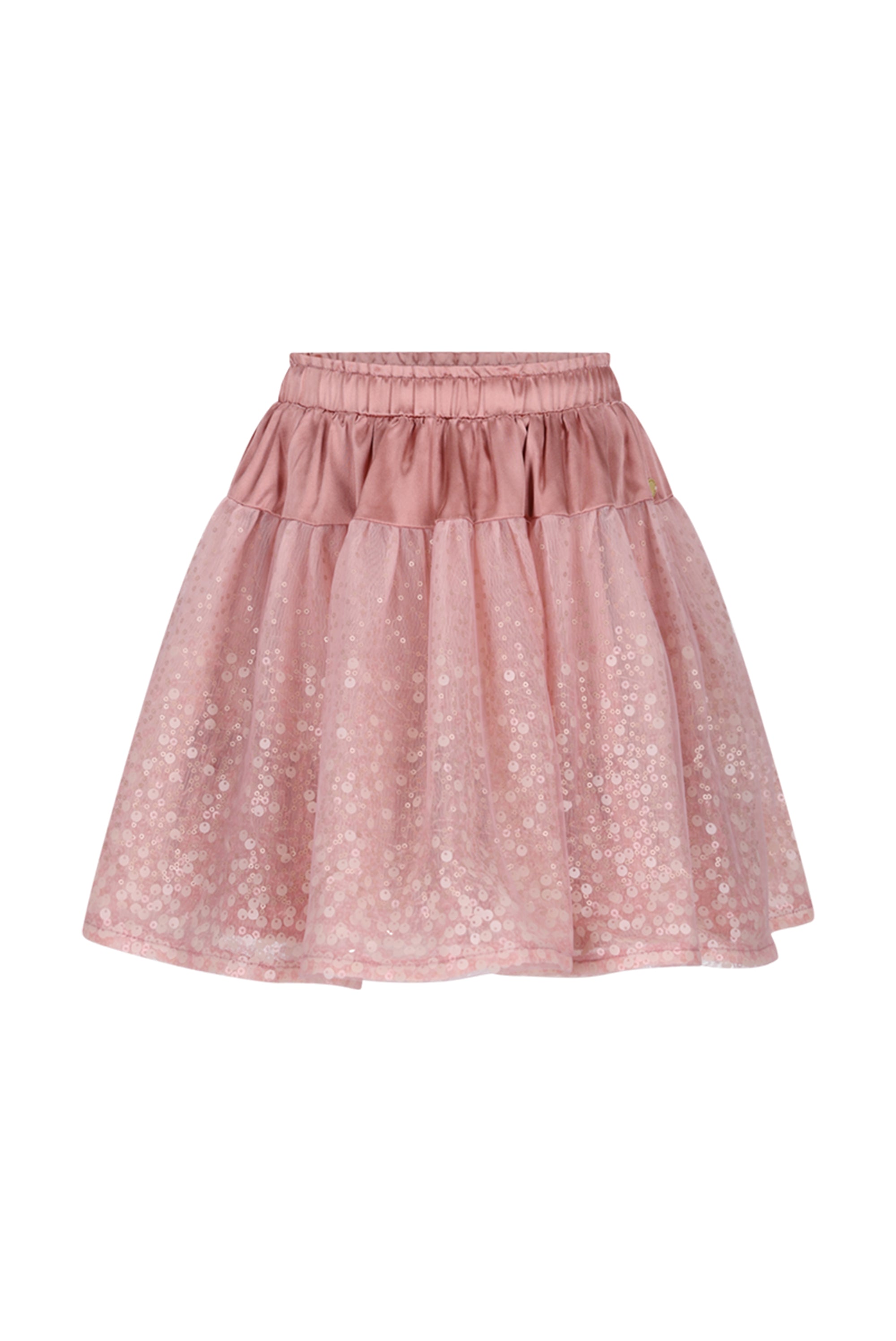 TRUST sequined panel skirt