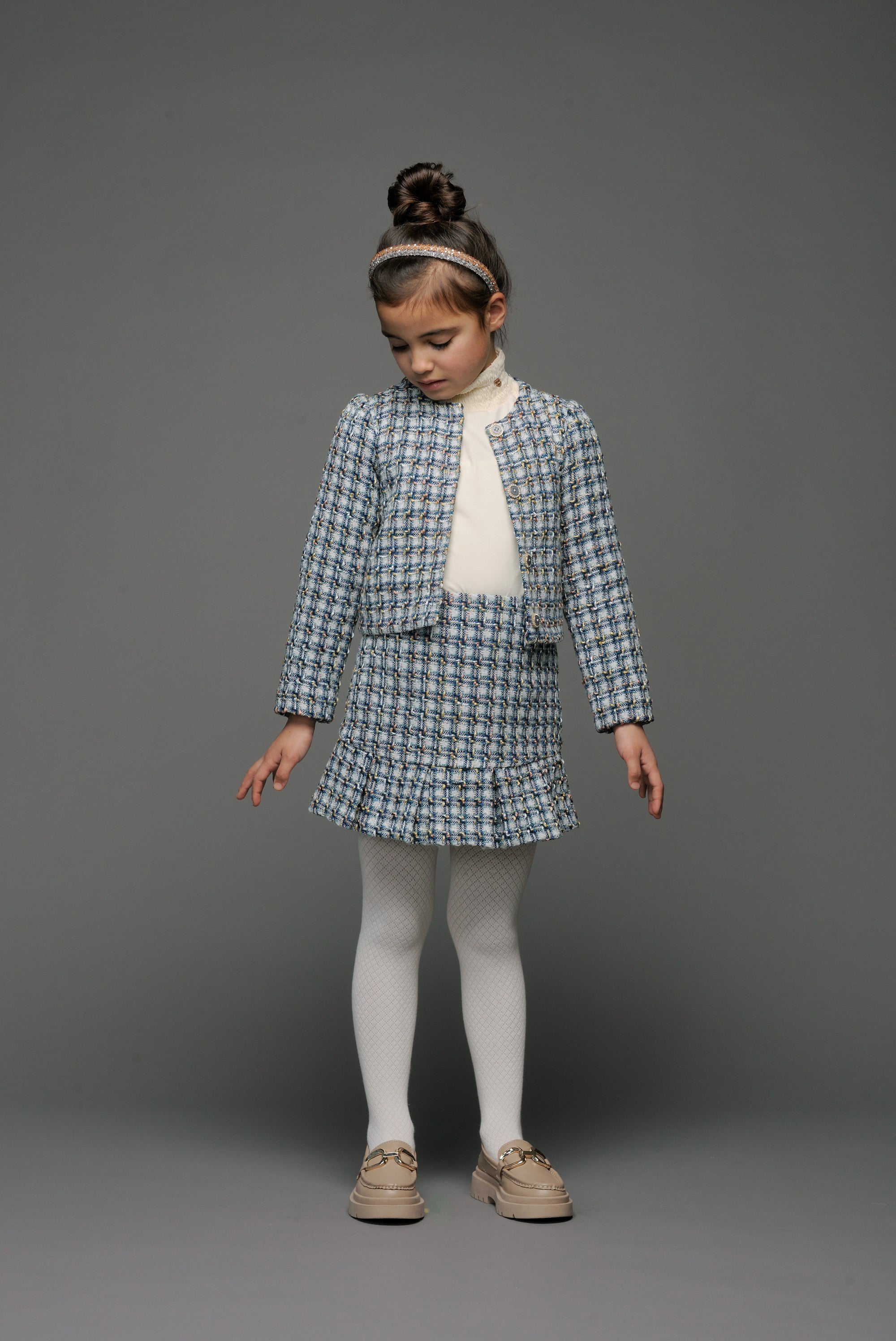 TIVVY winter-tweed skirt