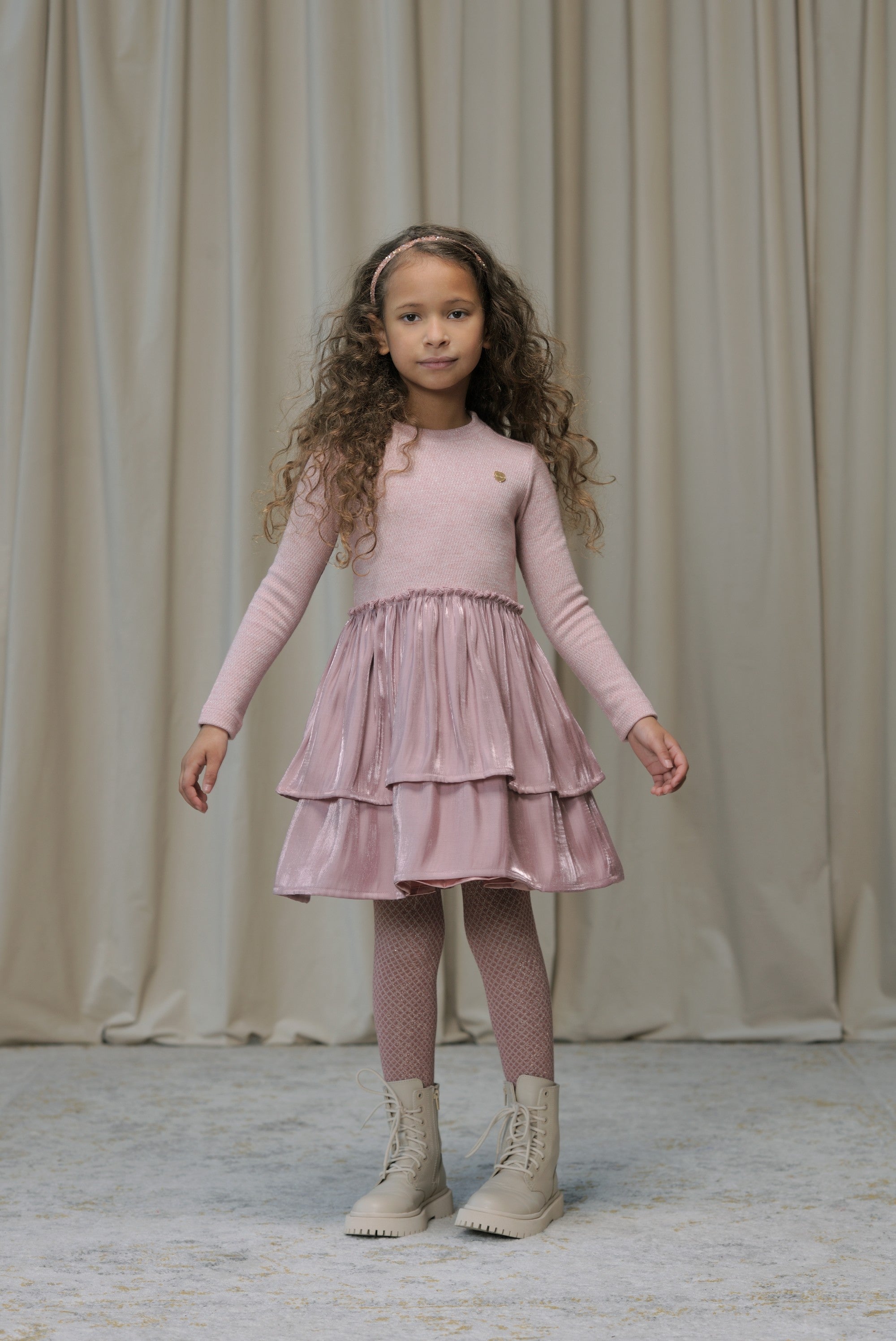 SIMAR glitter & silky dress