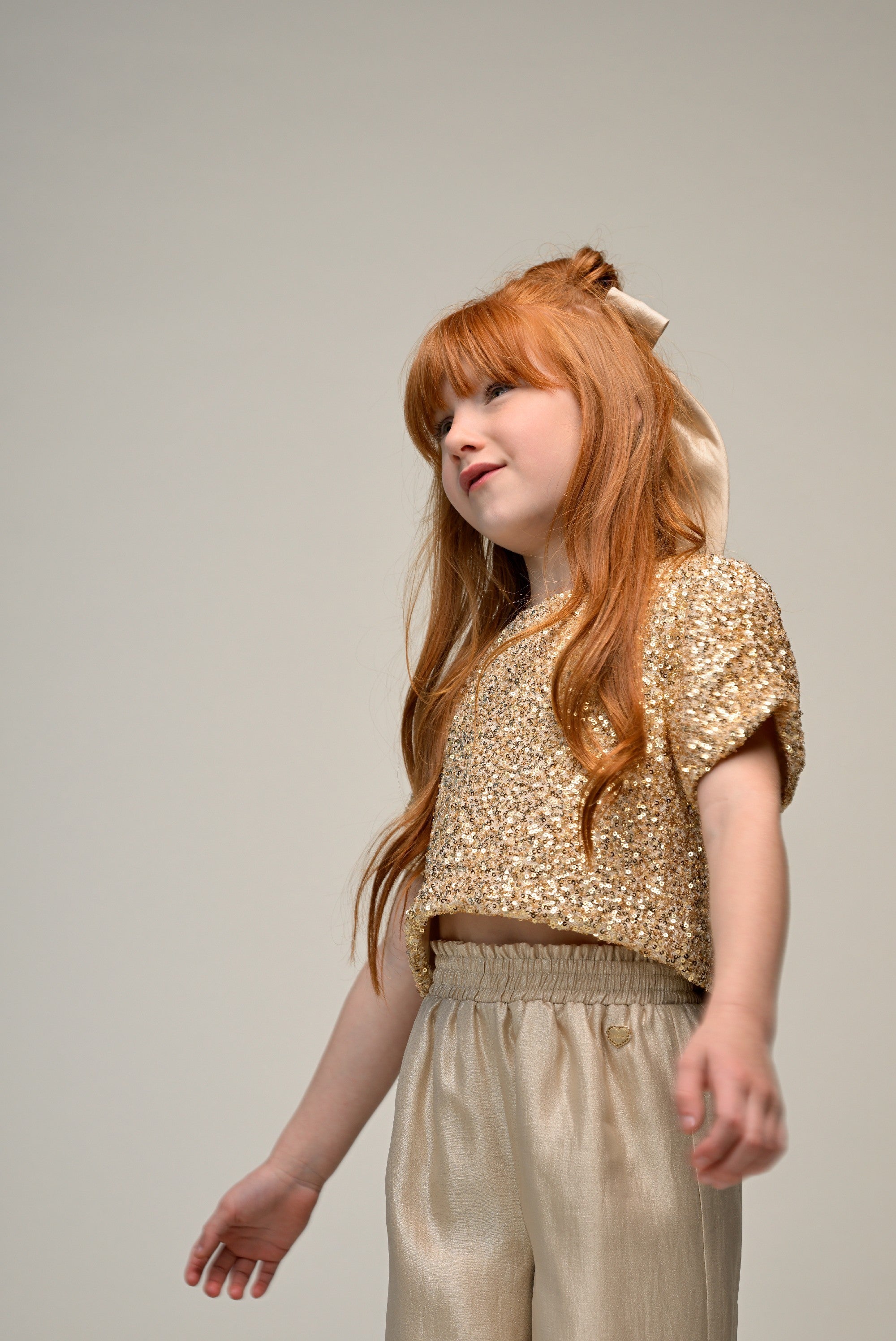 ELSTREE festive crop top