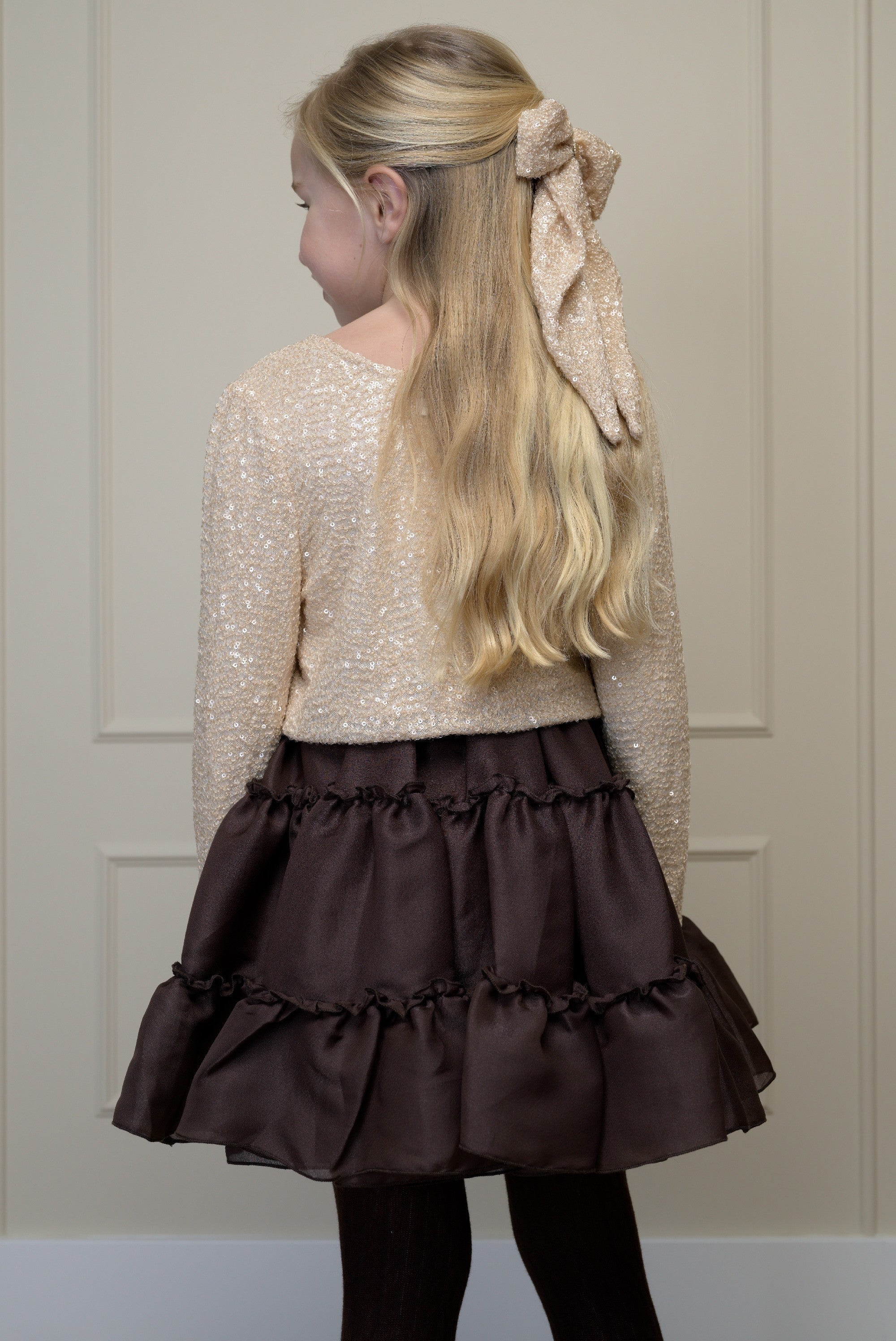 ELSA fluffy sequins top