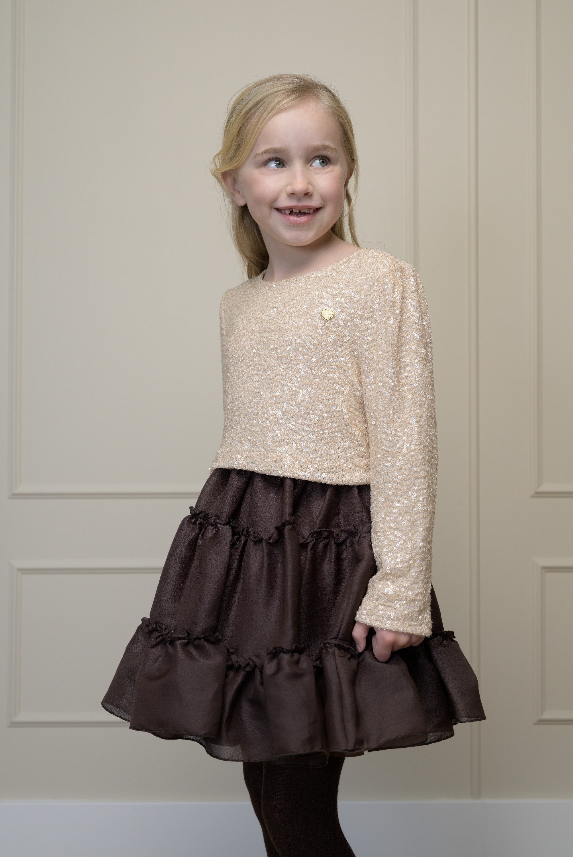 TREA shimmering tule skirt