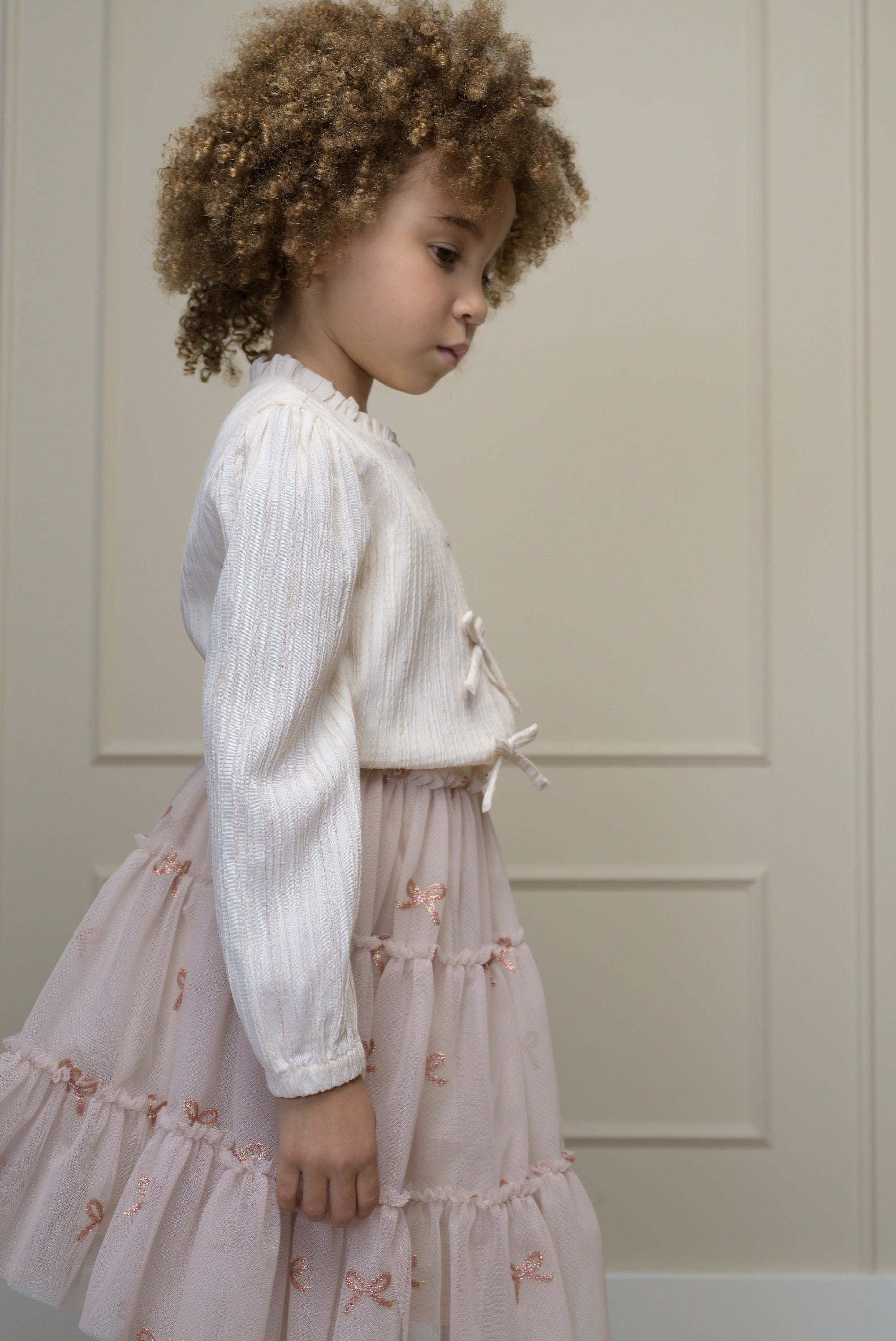TREA shimmering tule skirt
