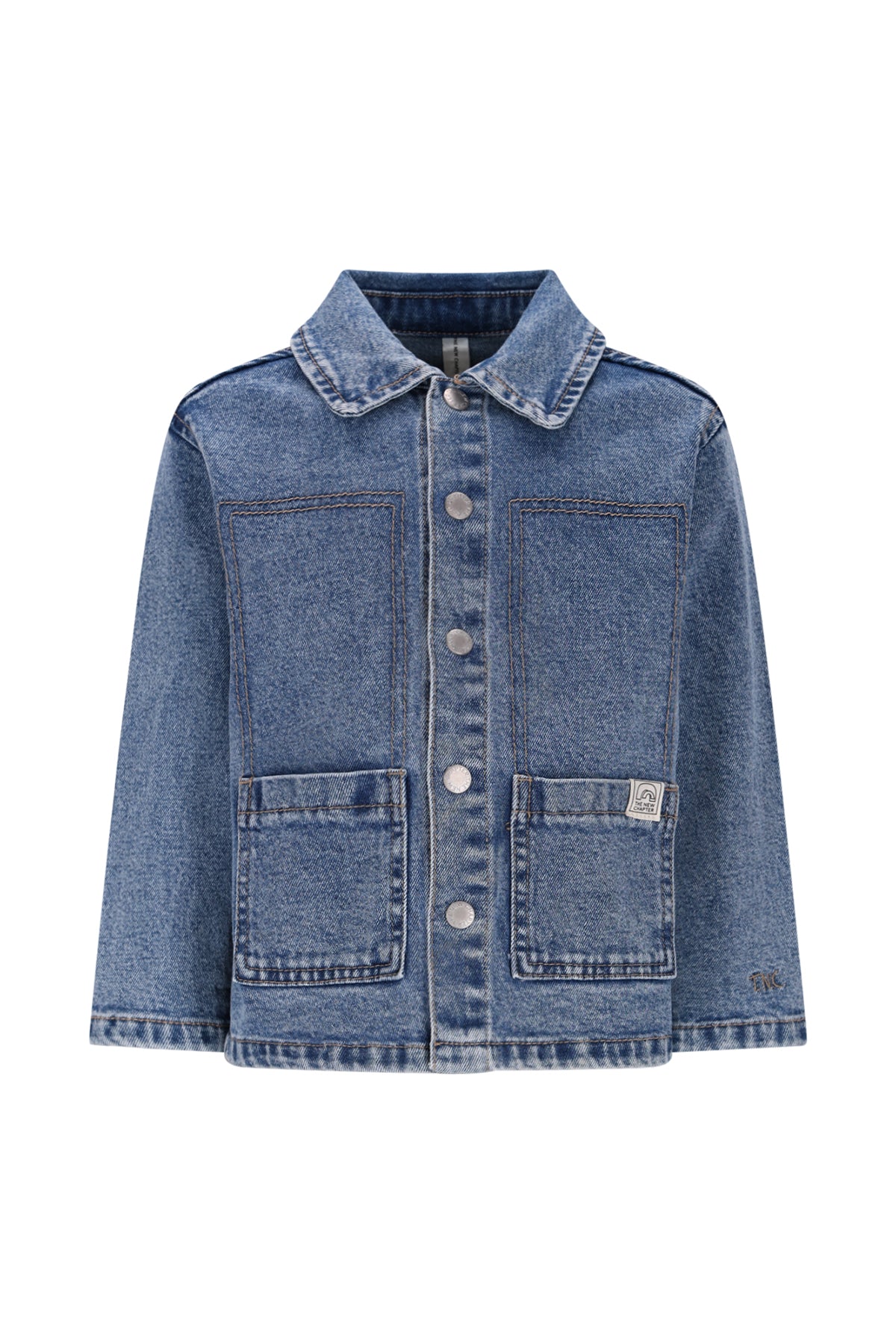 Noï denim jacket pink
