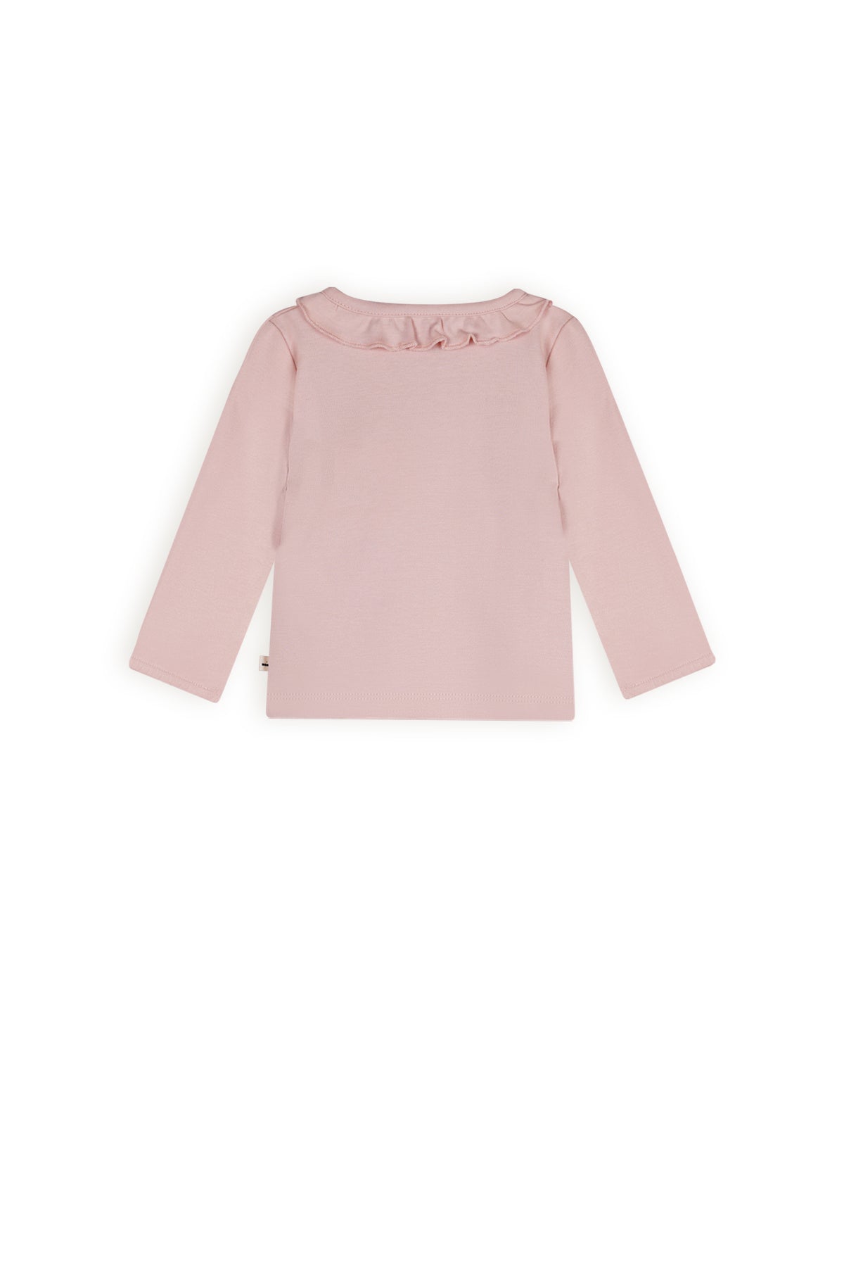 Kaya tshirt Longsleeve with ruffle detail at neck
