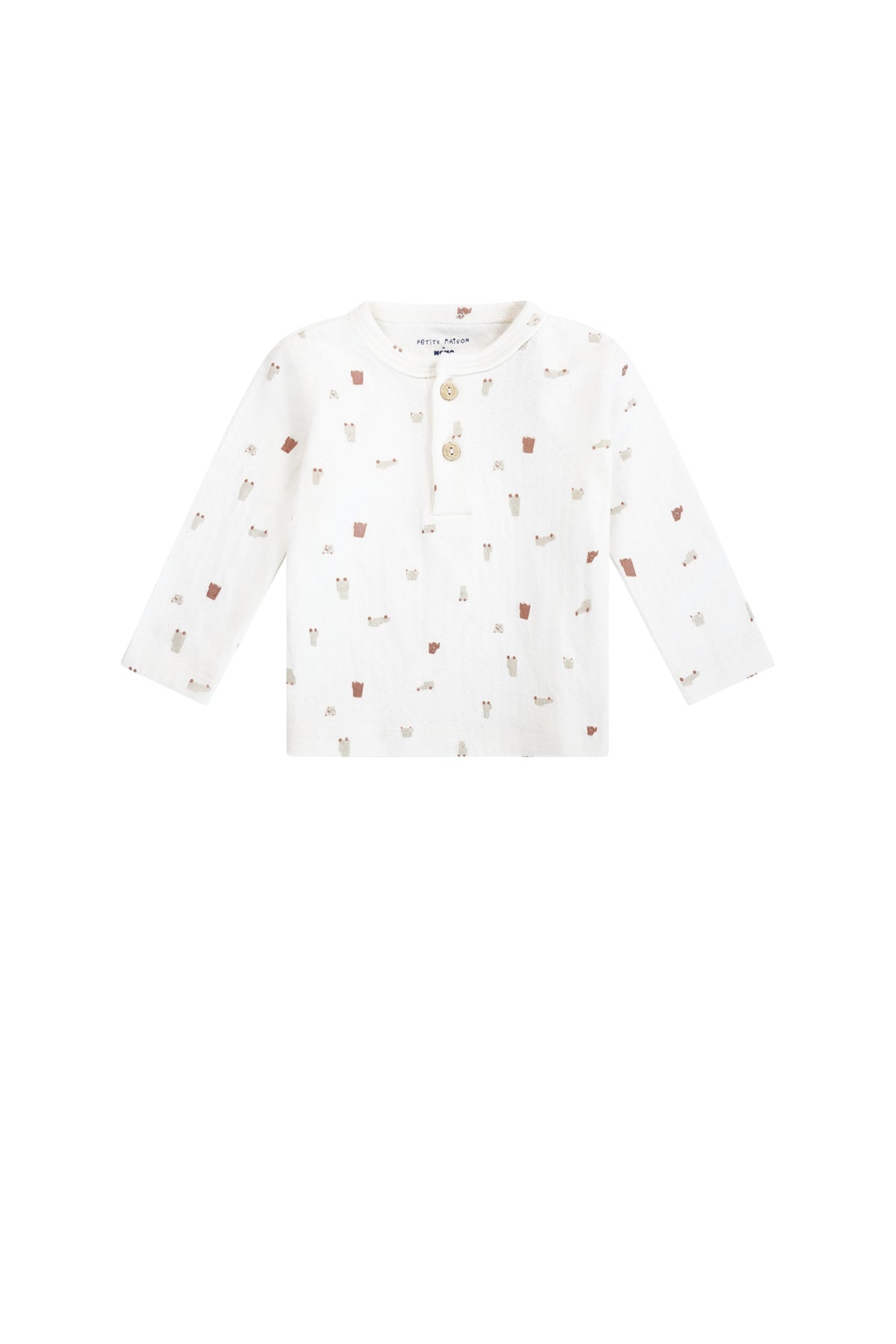 Ko tshirt Longsleeve with placket