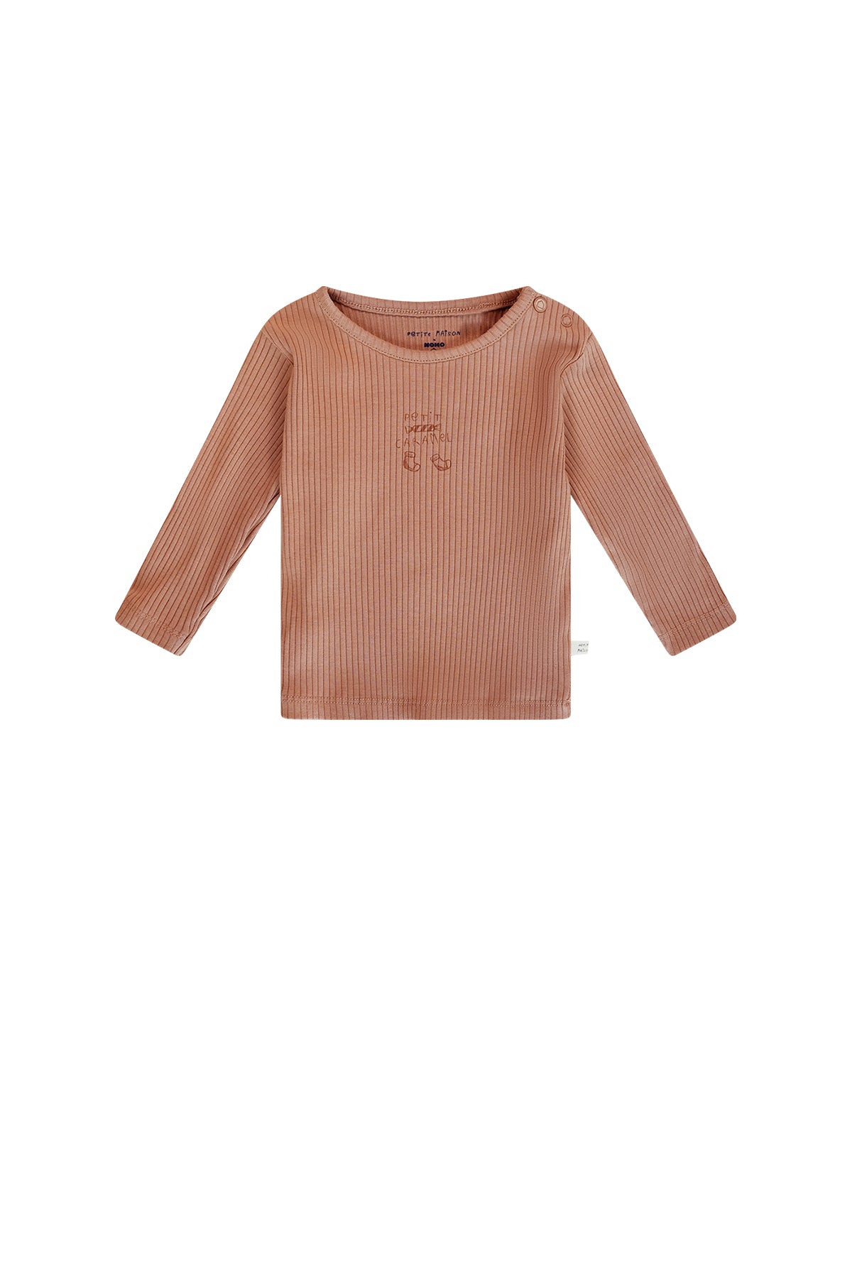 Kokai rib jersey tshirt with chest print