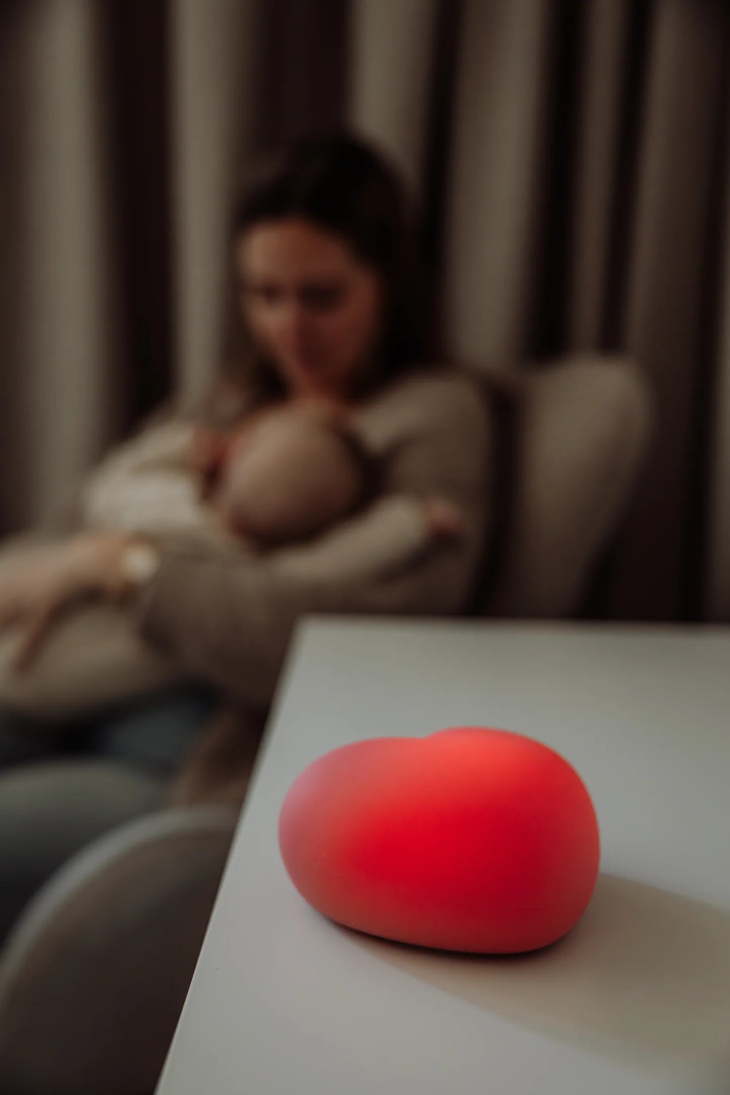 Ruby roze voedingslampje