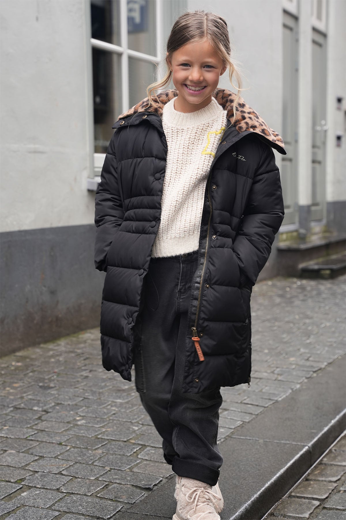 Winterjas Store Winterjas Meiden 158 Bee Gestepte Winterjas Met