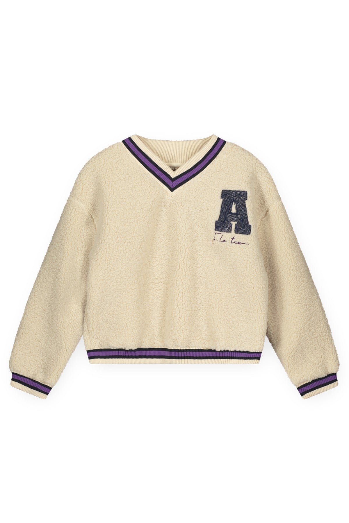 Delphi Like Flo tienerkleding college teddy sweater