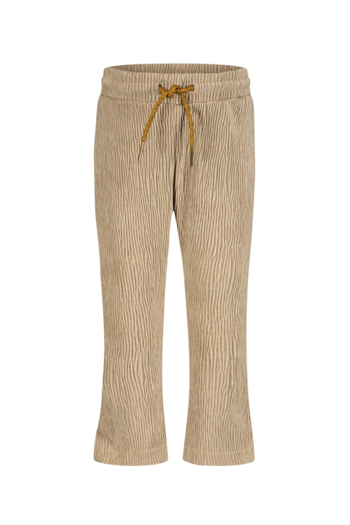 MINI Like Flo fluwelen uitlopende broek, beige