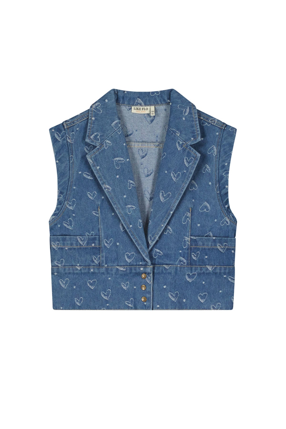 Danique Gilet Lt denim