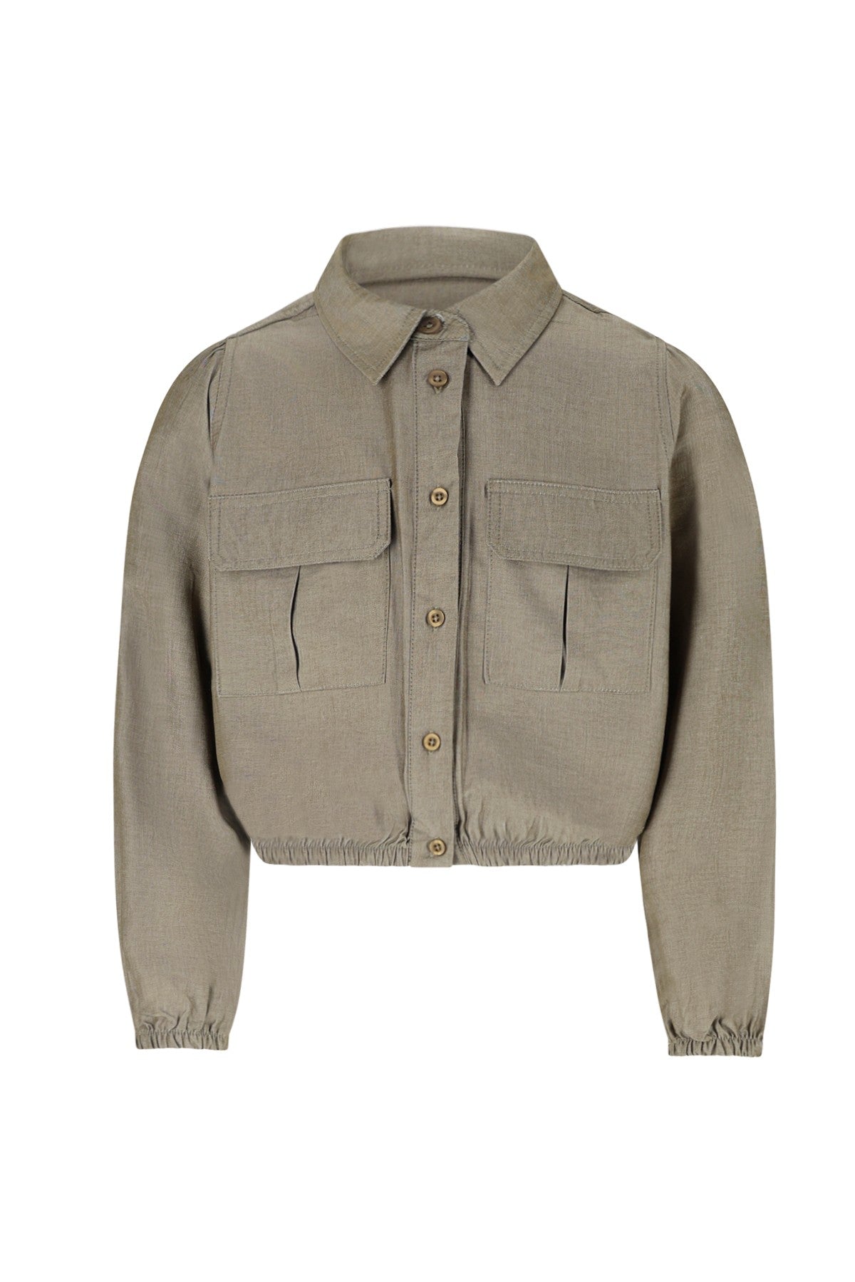 Candy Flo young blouse with big pockets army
