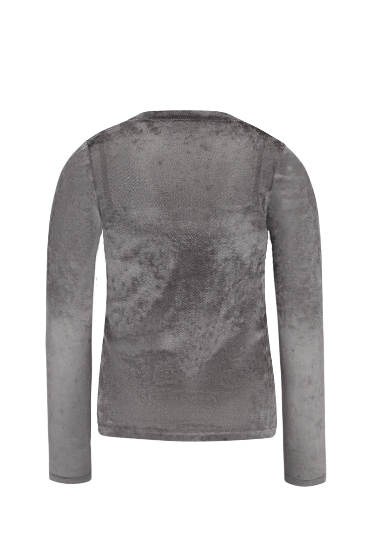 Elina Flo young velvet mesh top with lining antra
