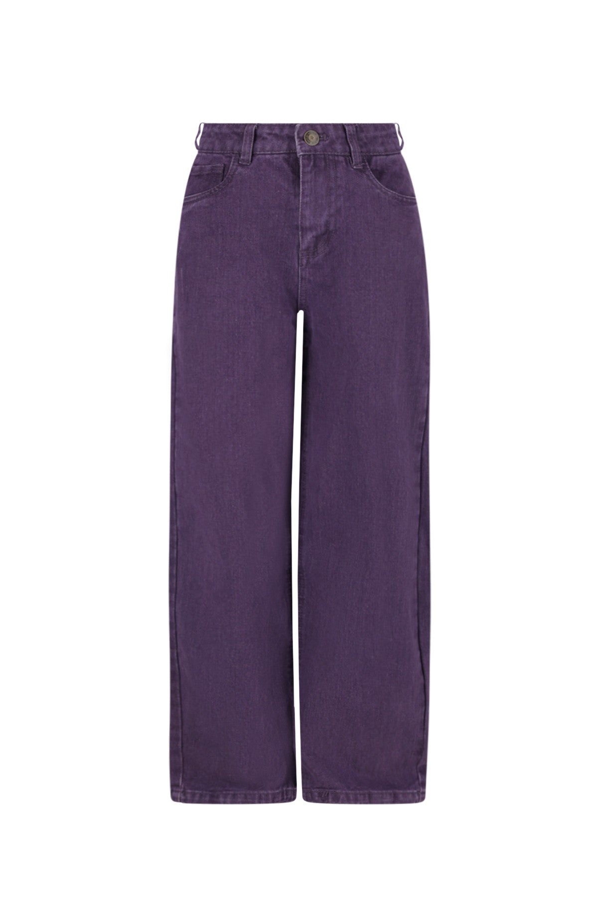 Farrel Flo young balloon denim pants purple