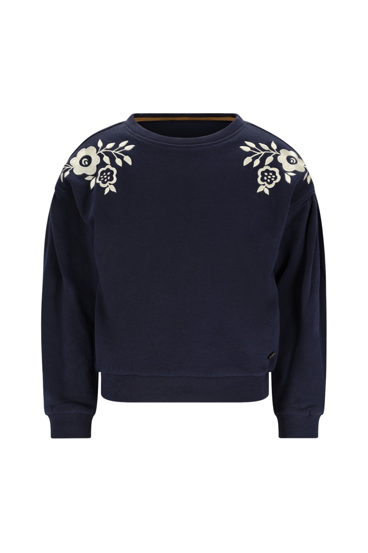 Danee Flo girls sweater with artwork navy