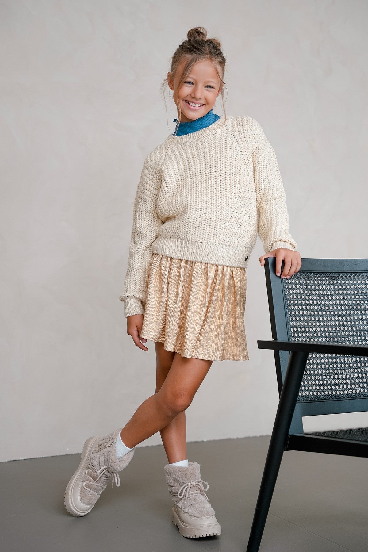 Djuna Flo girls heavy knit kit