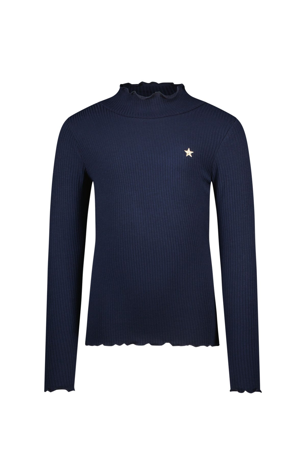 Eef Flo girls basic rib coll navy