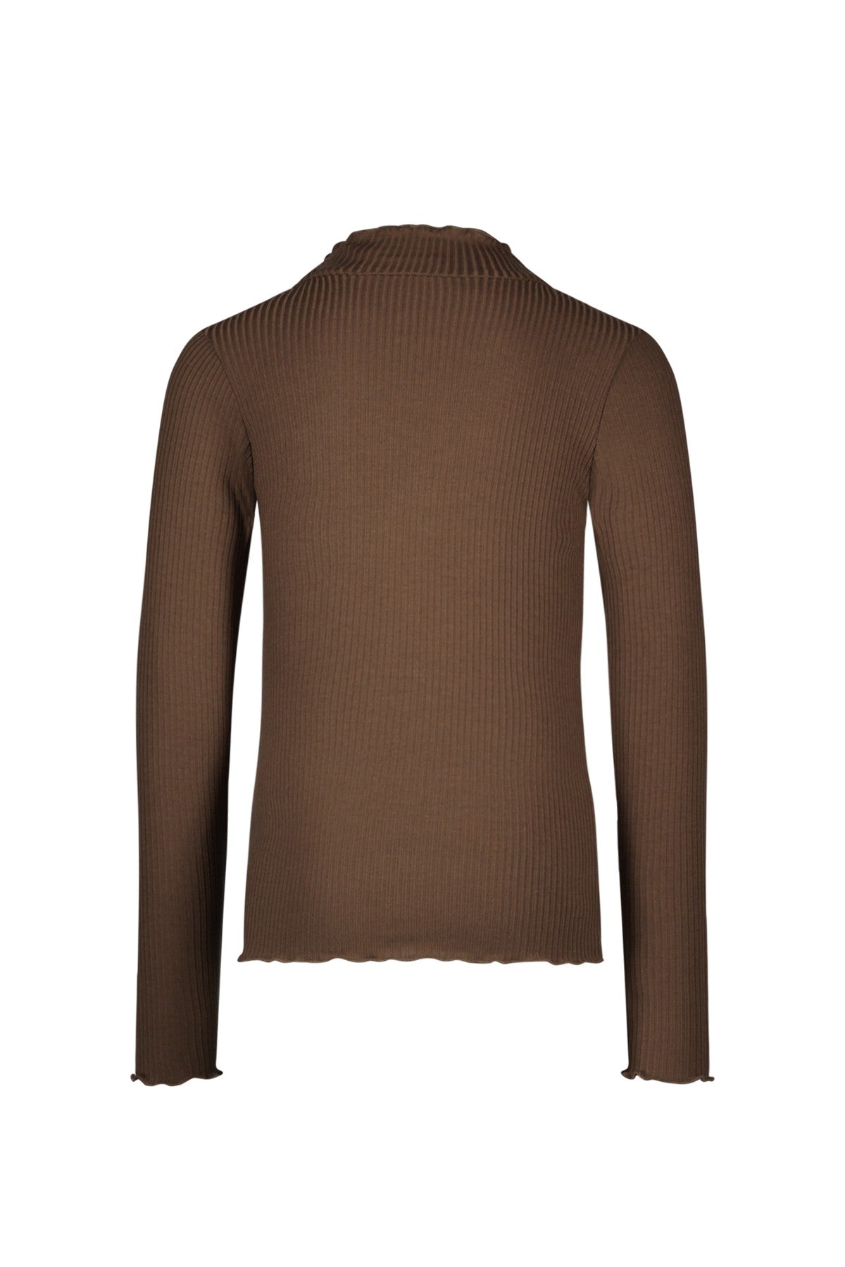 Eef Flo girls basic rib coll choco