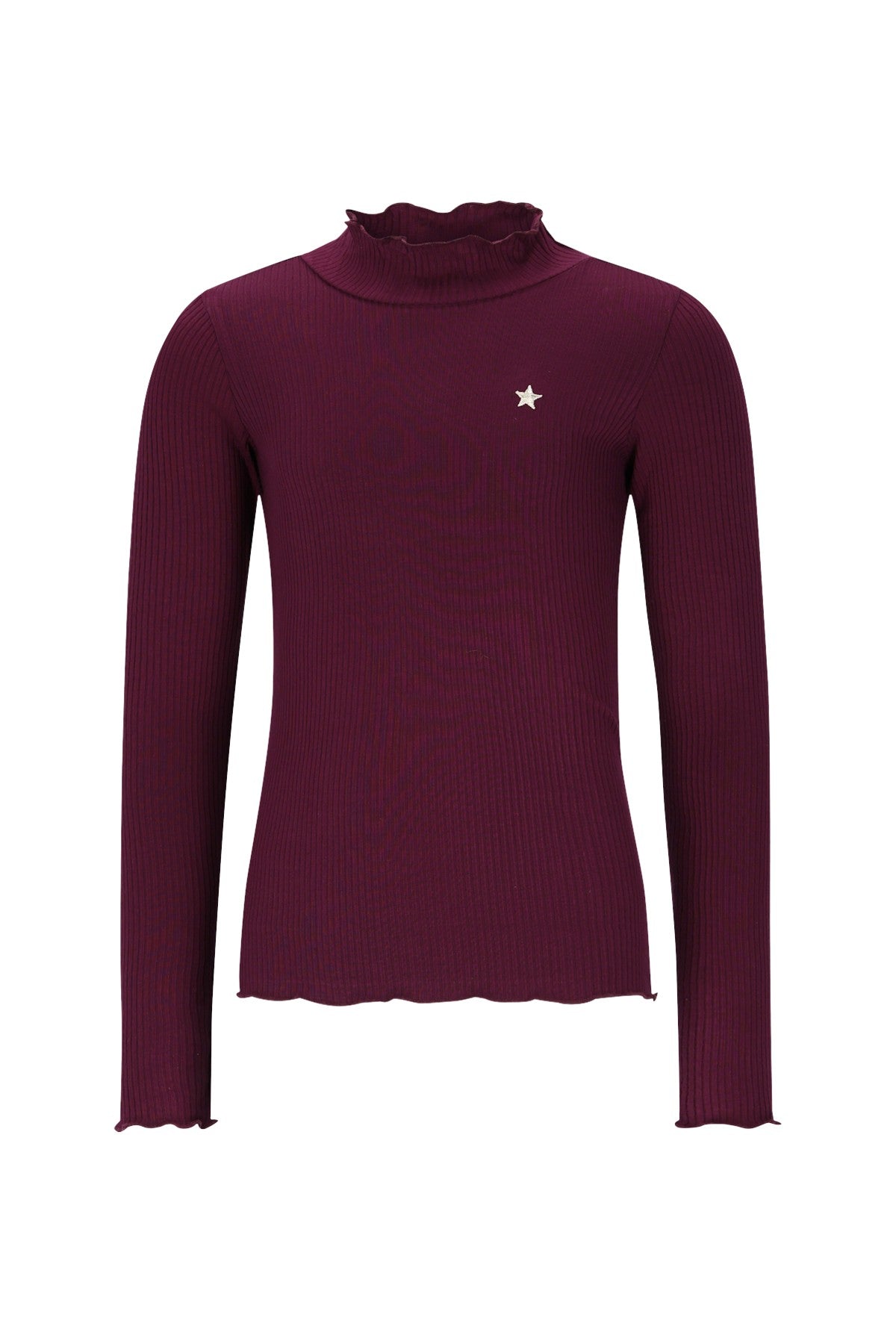Eef Flo girls basic rib coll cherry