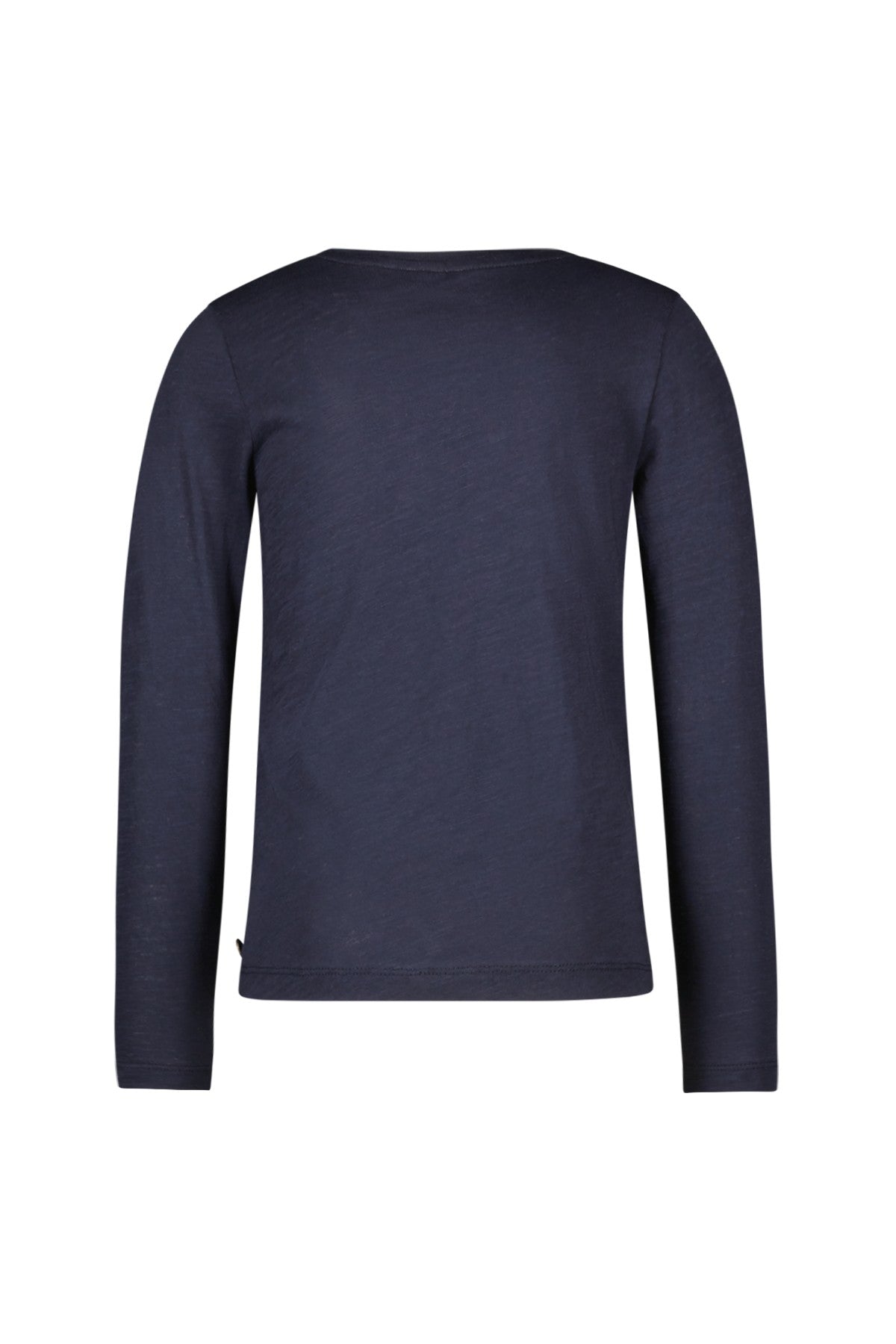 Emy Flo girls jersey ls shirt with artwork navy