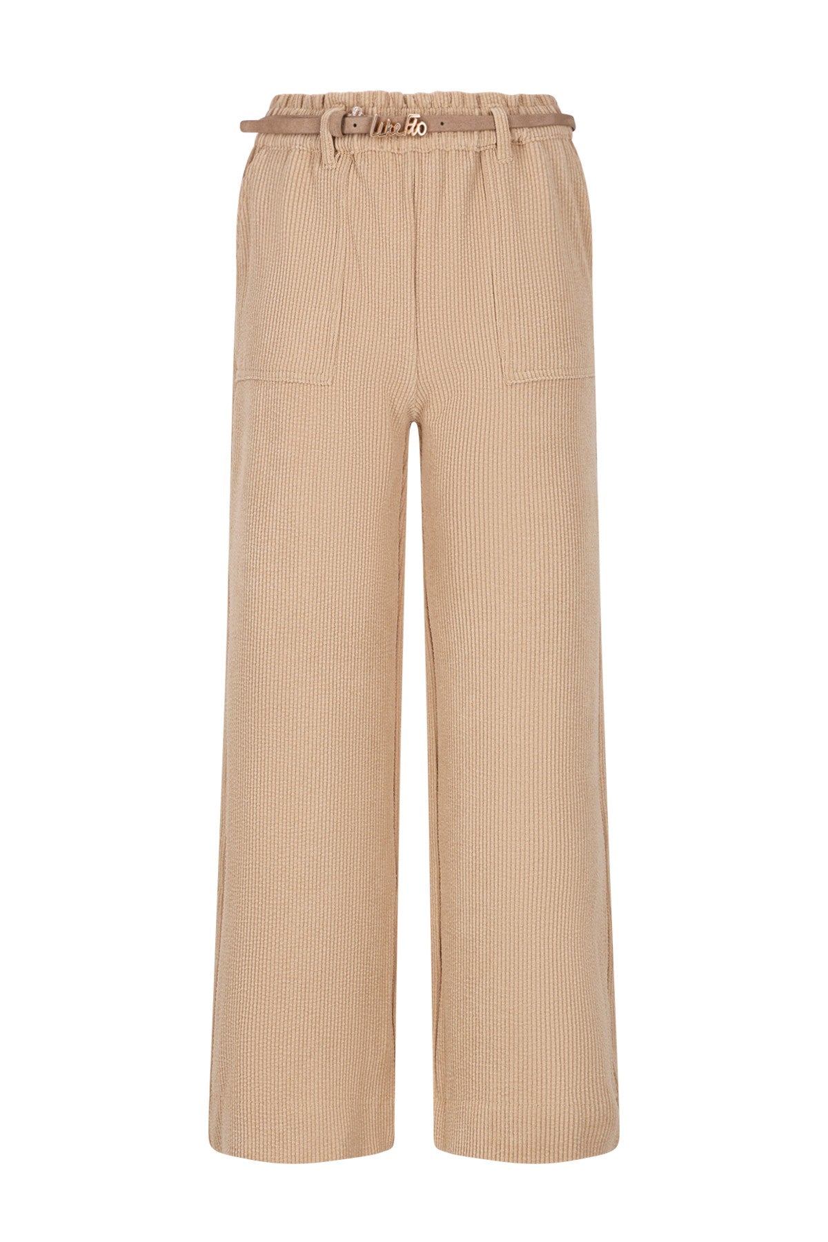 Finn Flo girls corduroy wide leg pants with beltloops