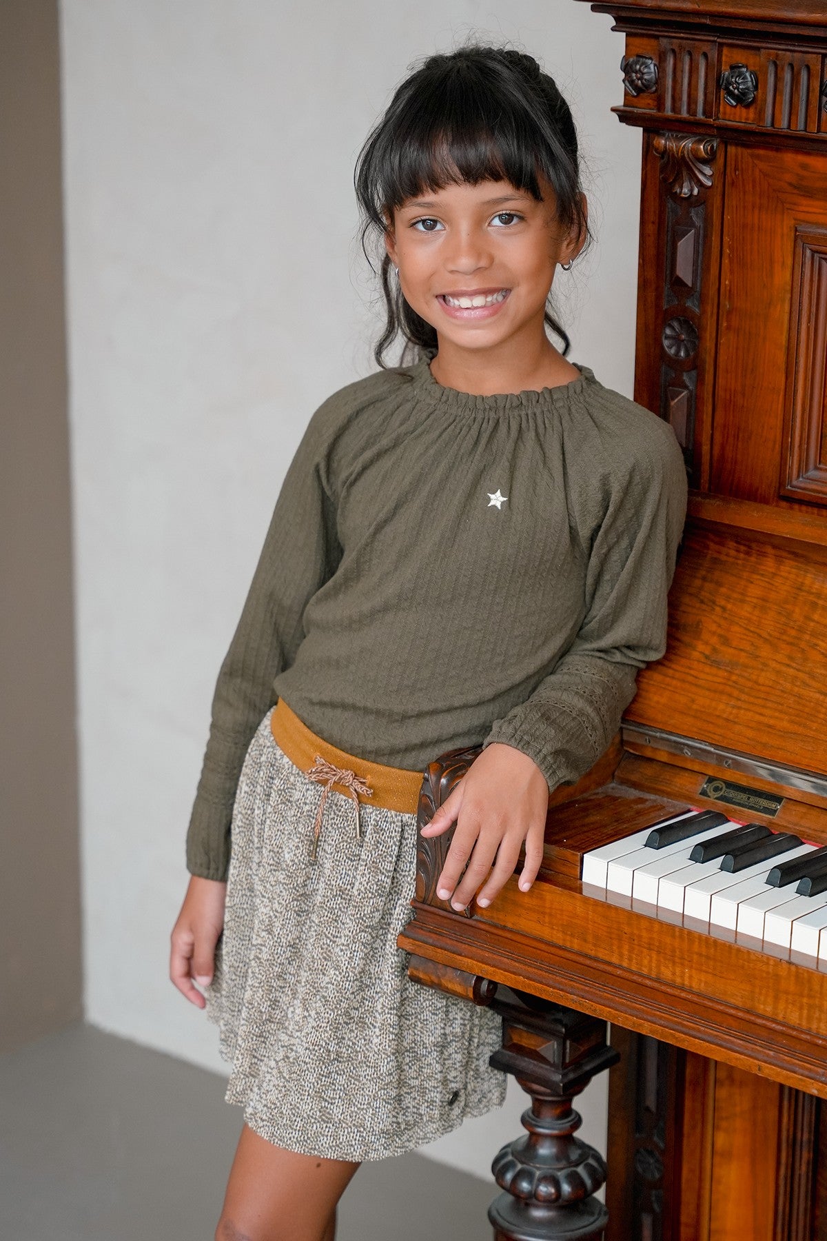 Sascha Flo girls plisse mesh skirt