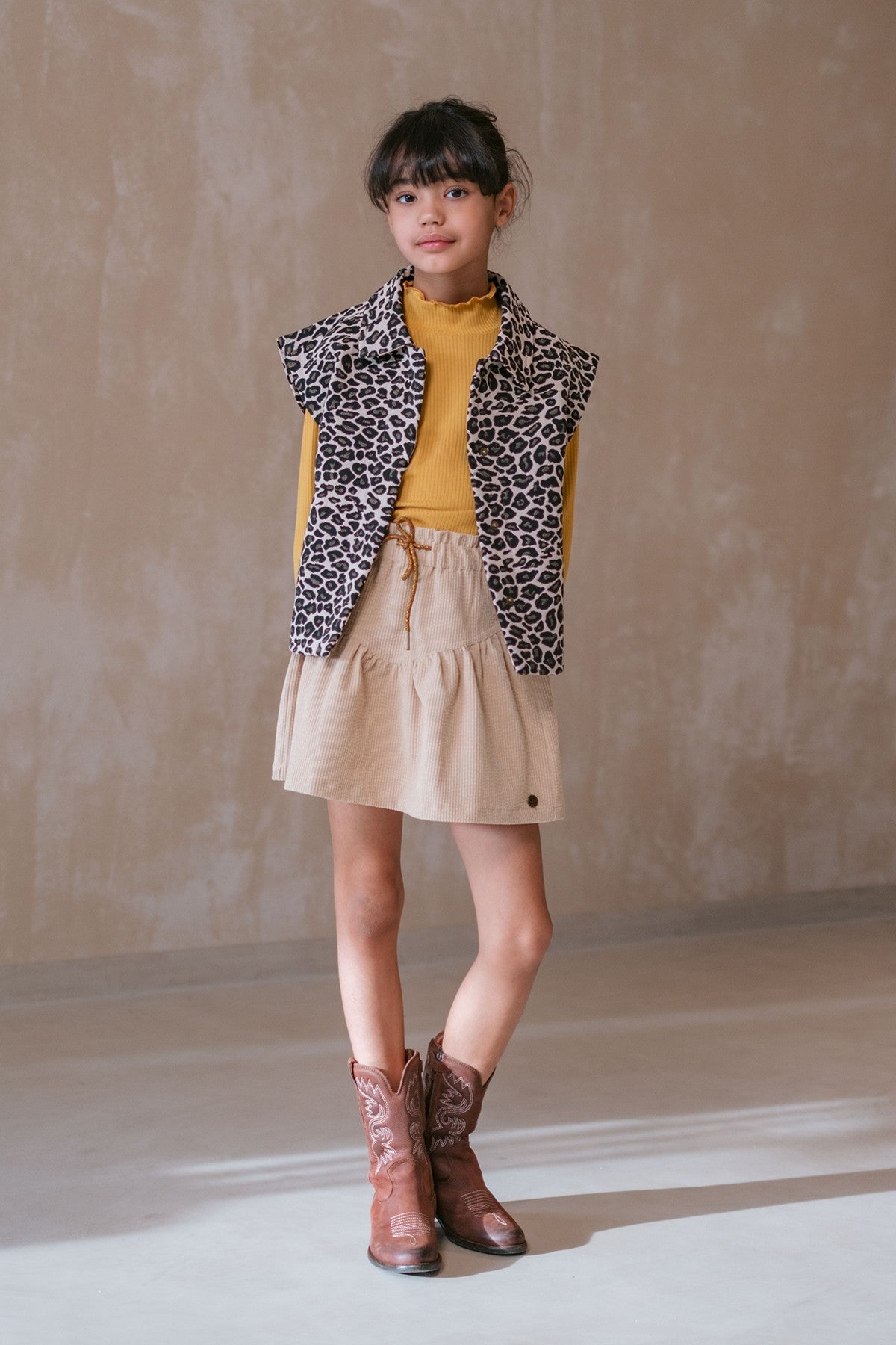 Silby Flo girls corduroy skirt with yoke