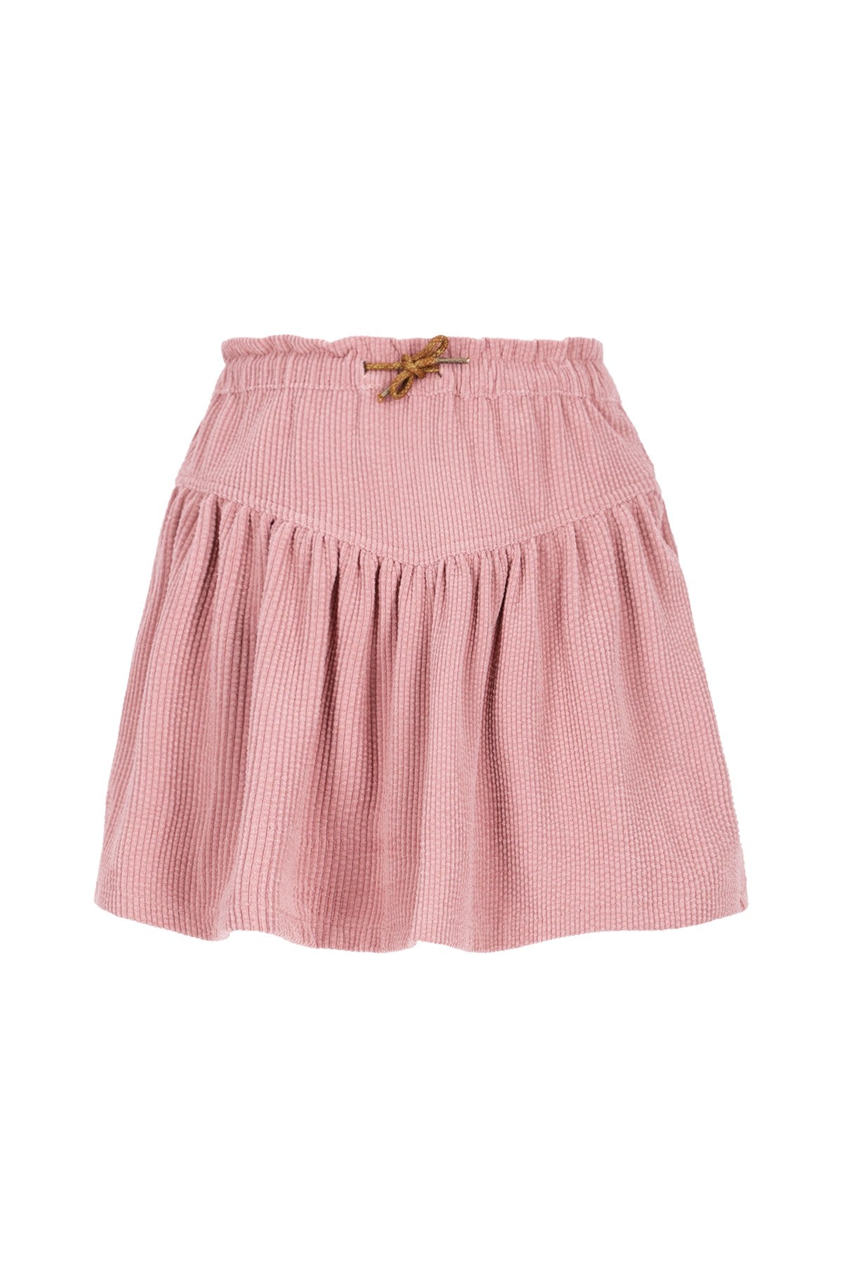 Silby Flo girls corduroy skirt with yoke old pink