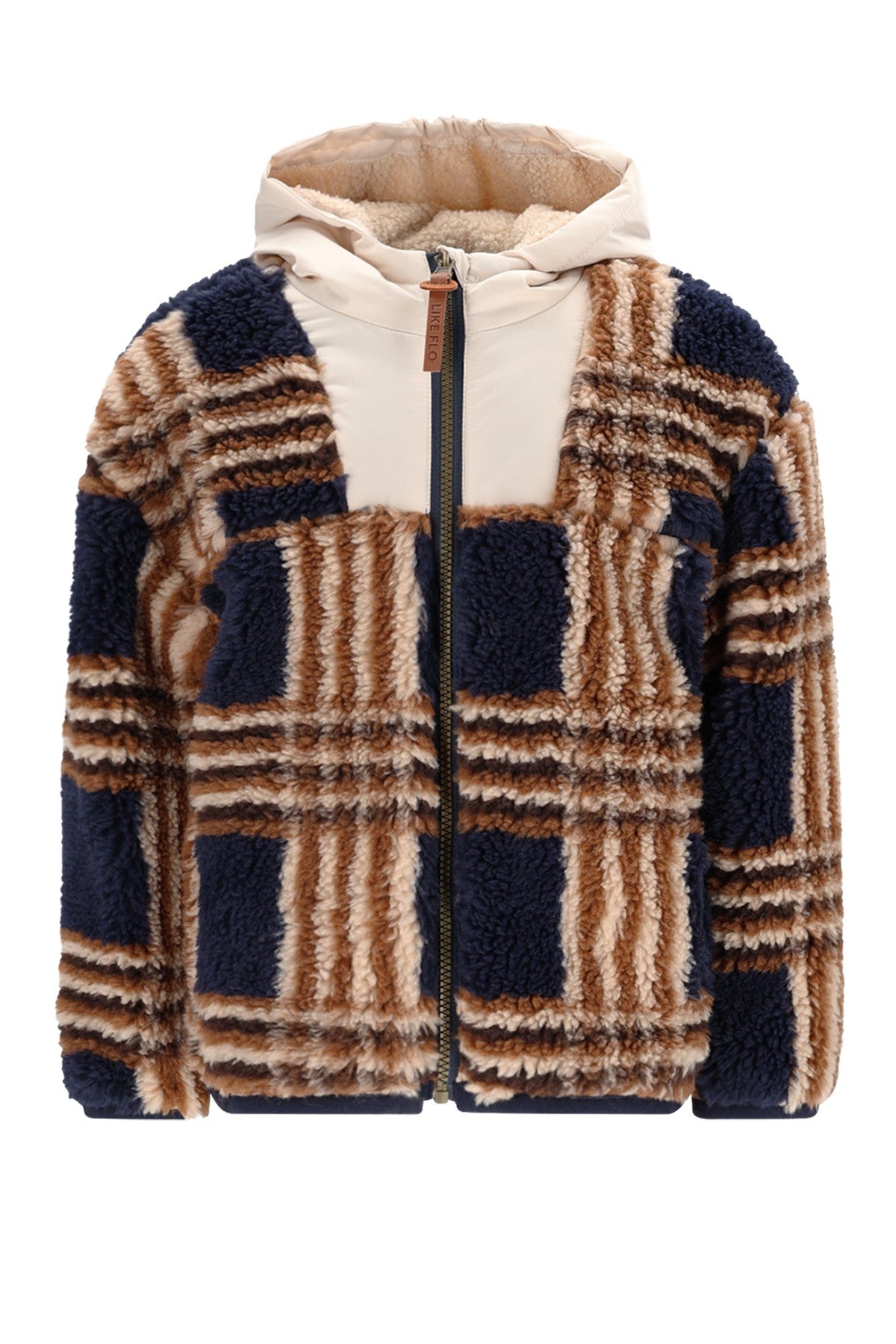 Dillan Flo boys teddy hooded cardigan