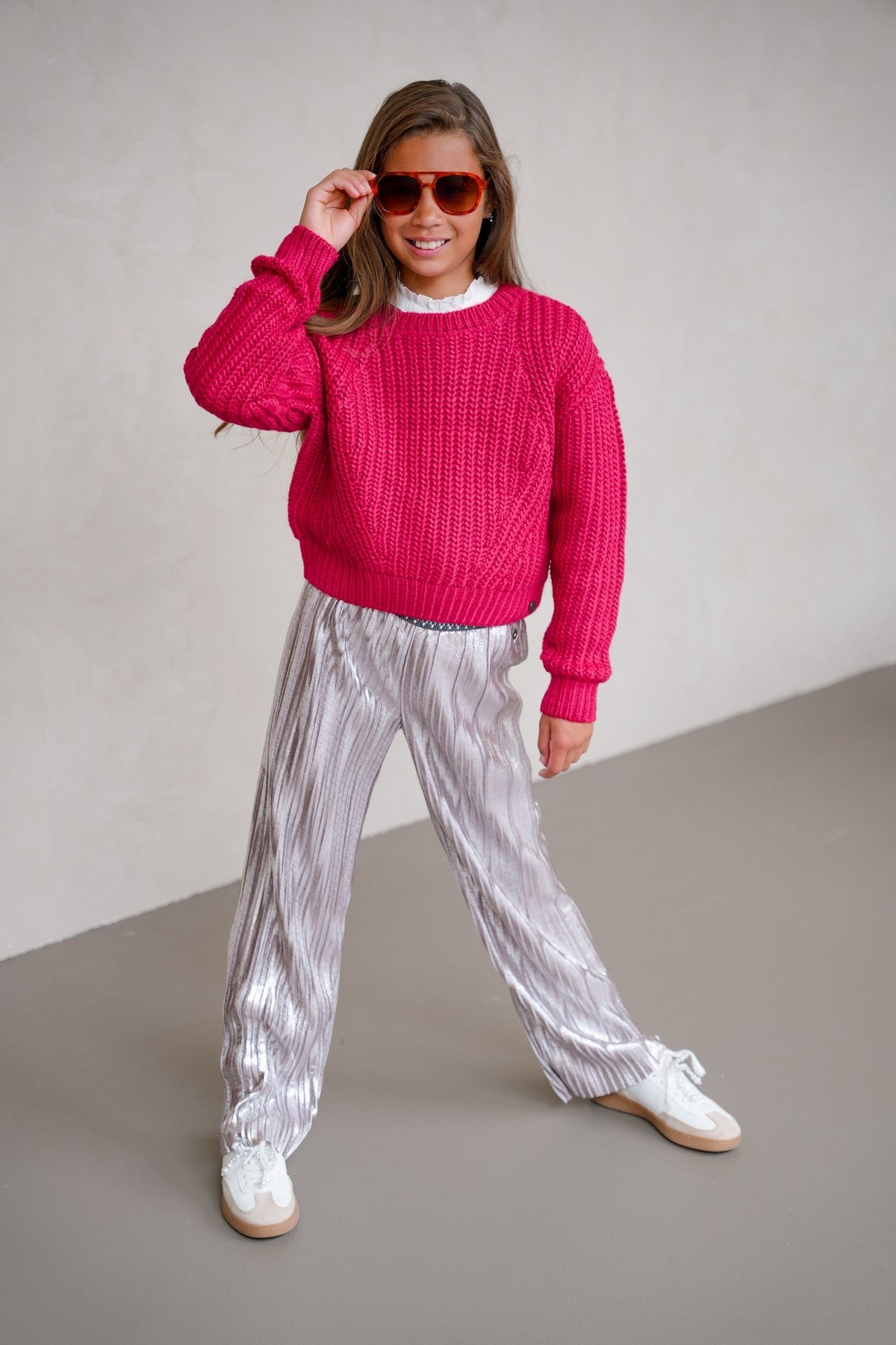 Djuna Flo girls heavy knit