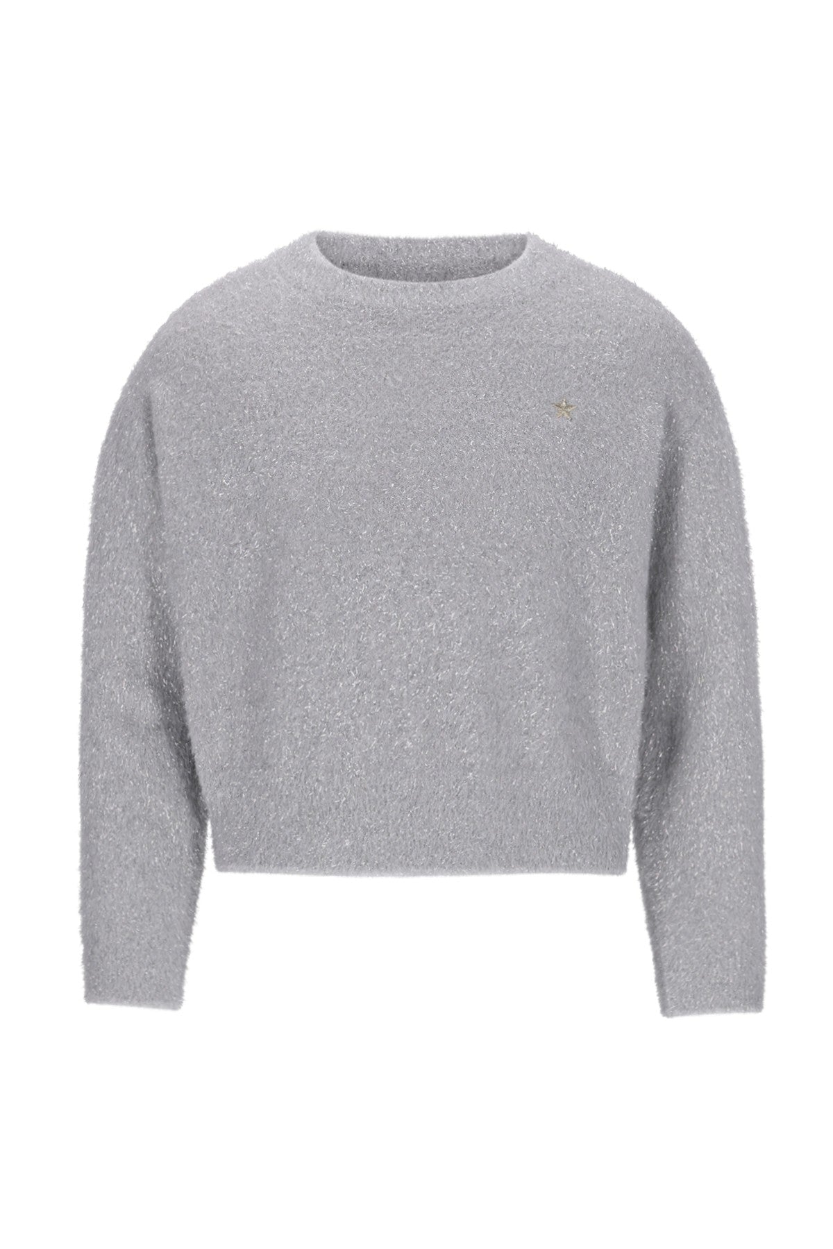Do Flo girls hairy glittter knit