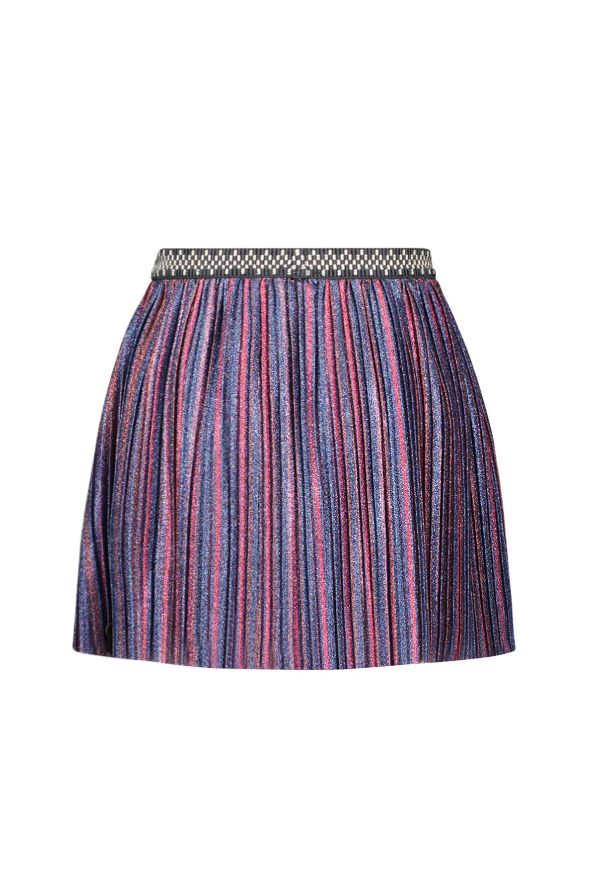 Solly Flo girls plissé glitter skirt Multi