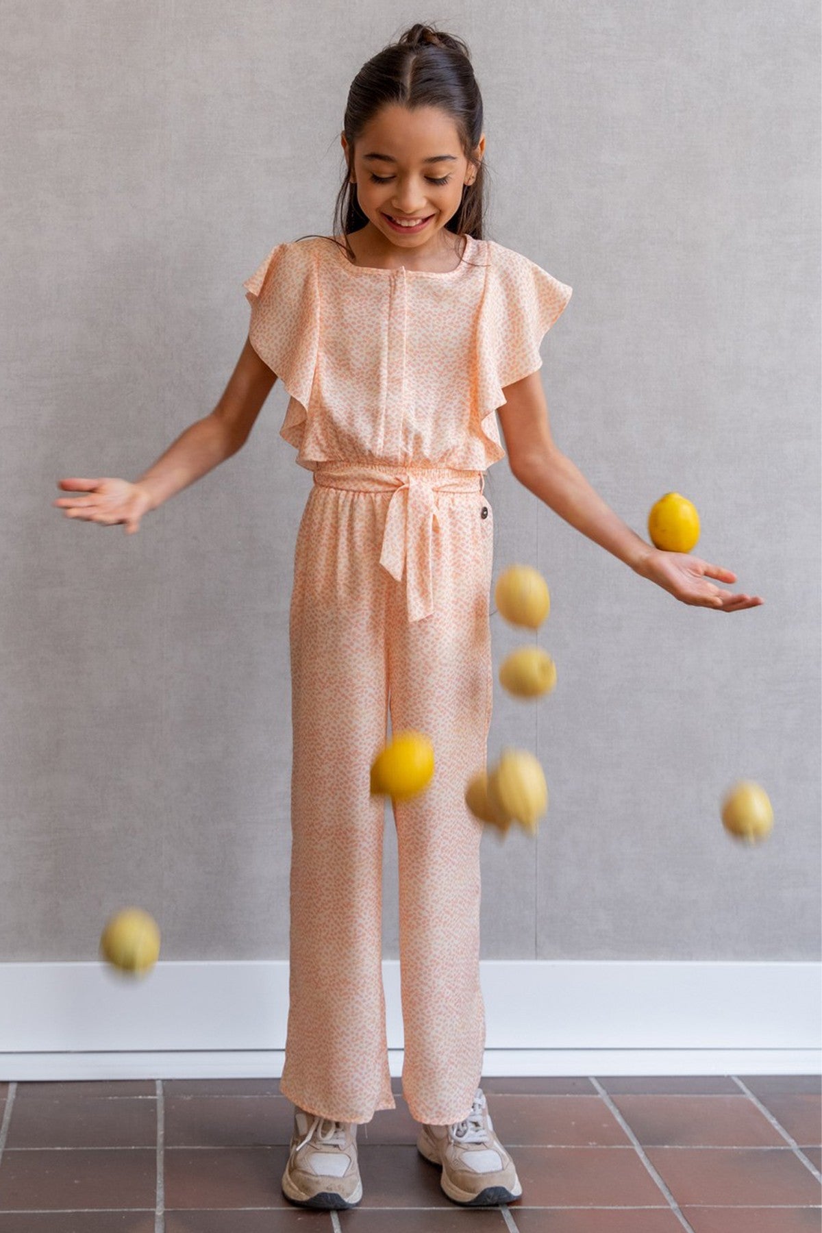 Bowie Flo girls AOP jumpsuit