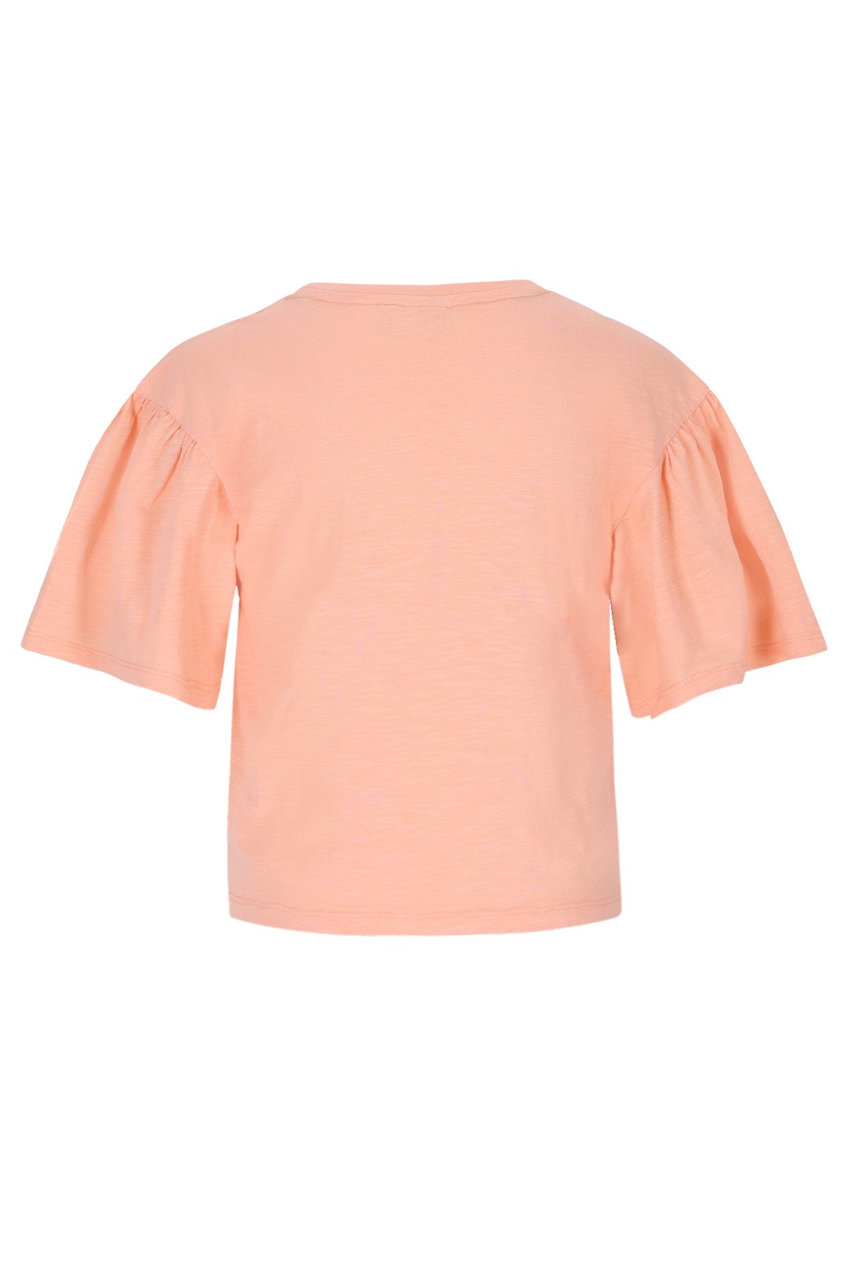 Estelle Flo girls tee with ruffle sleeves